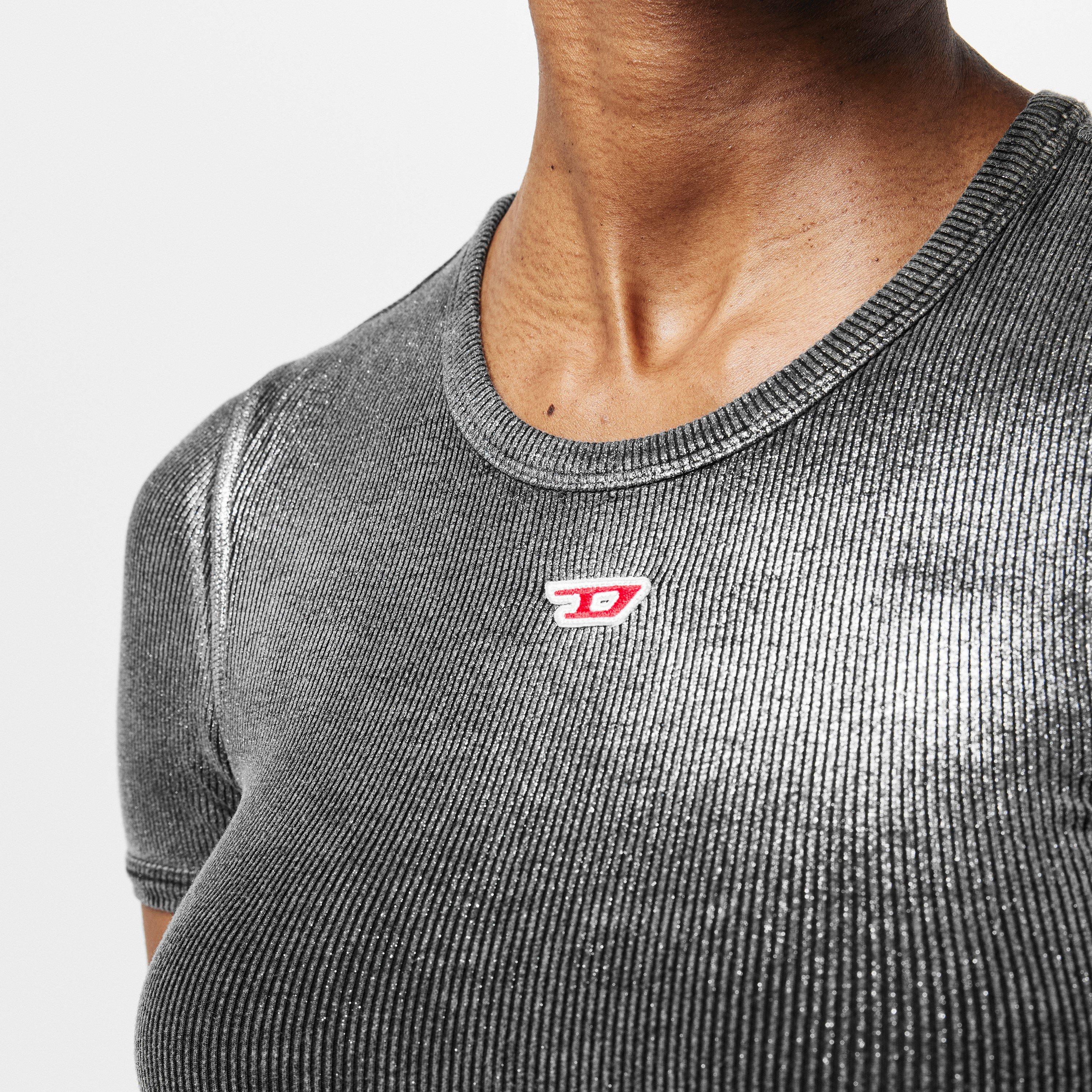 Black - Diesel - Women's Regular Fit T-Shirt - 5