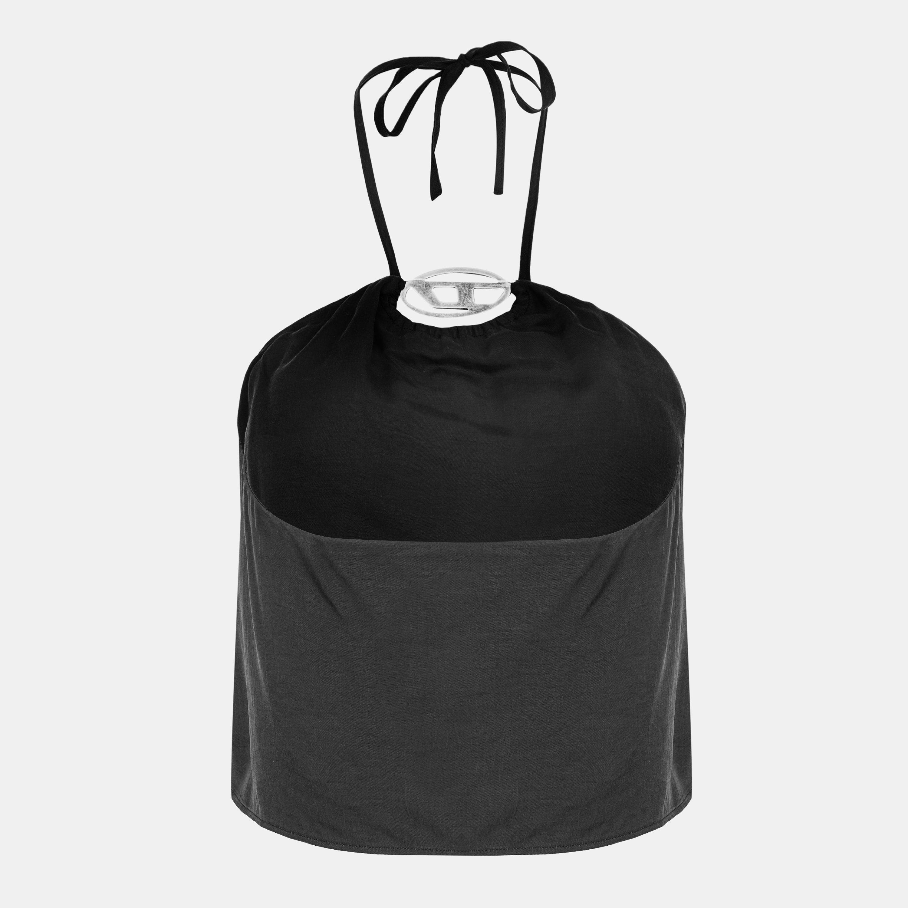 Jet Black - Diesel - Women's Wrap Top - 2