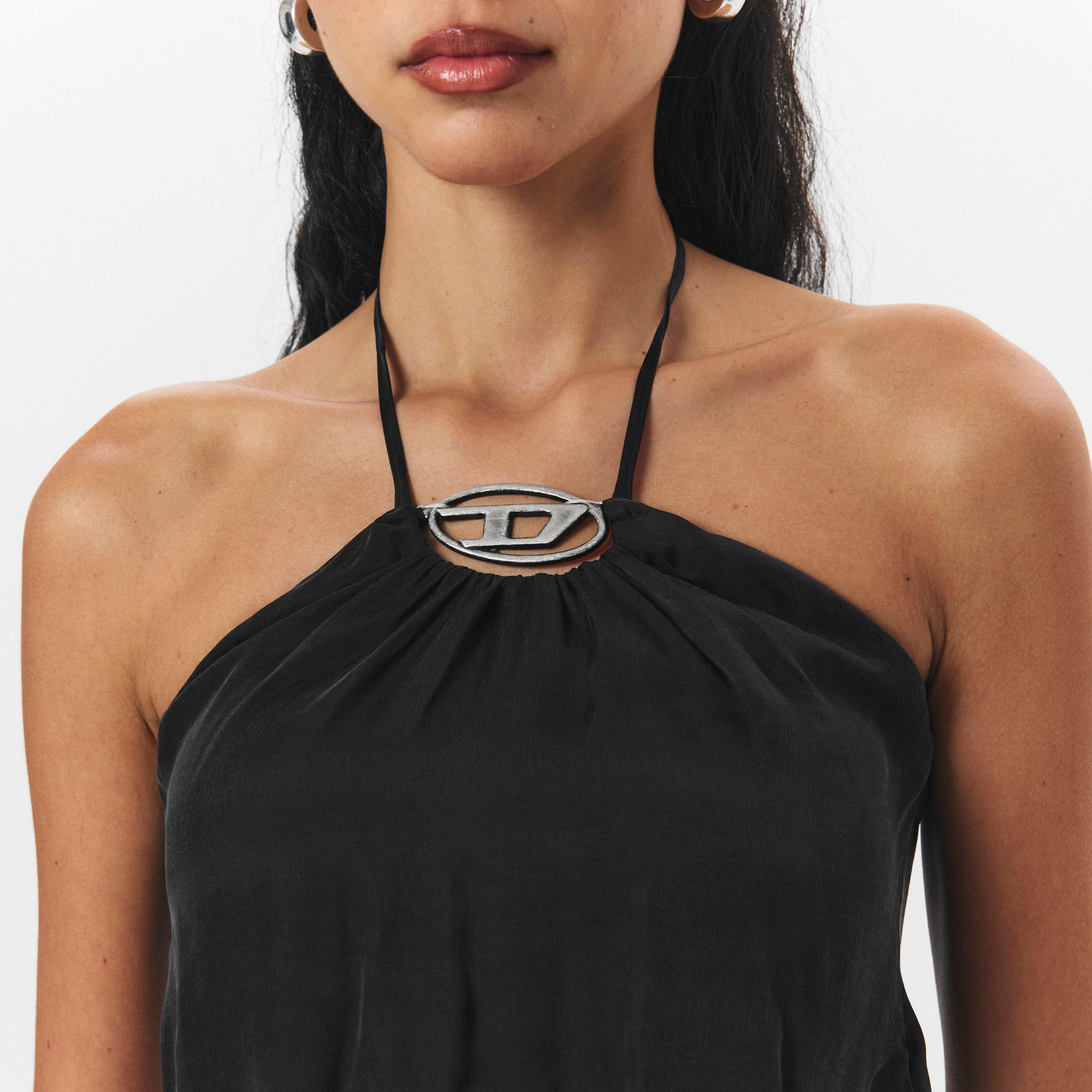 Jet Black - Diesel - Women's Wrap Top - 5