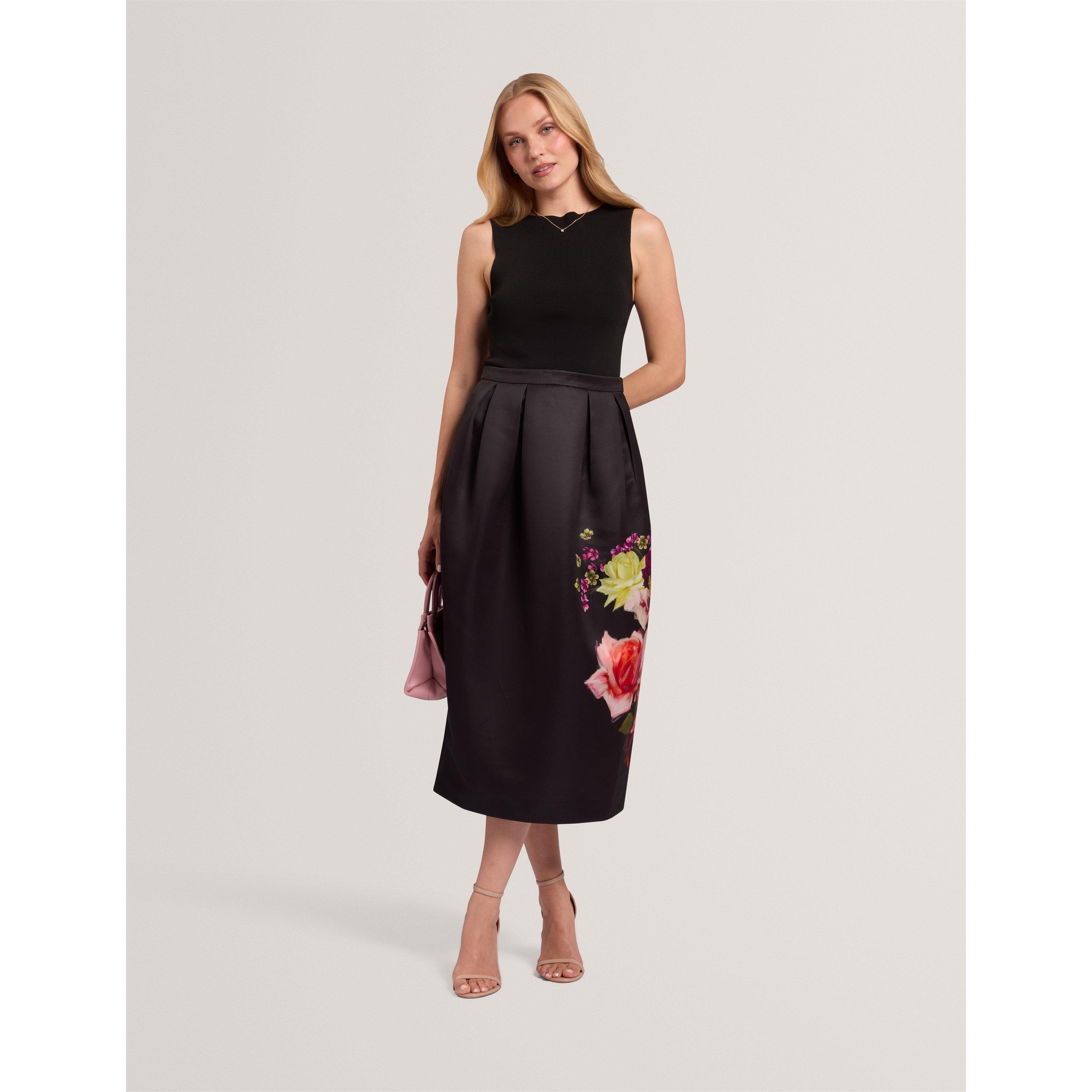 Preto - Ted Baker - Ted Tulip Prnt Dress Ld71 - 6