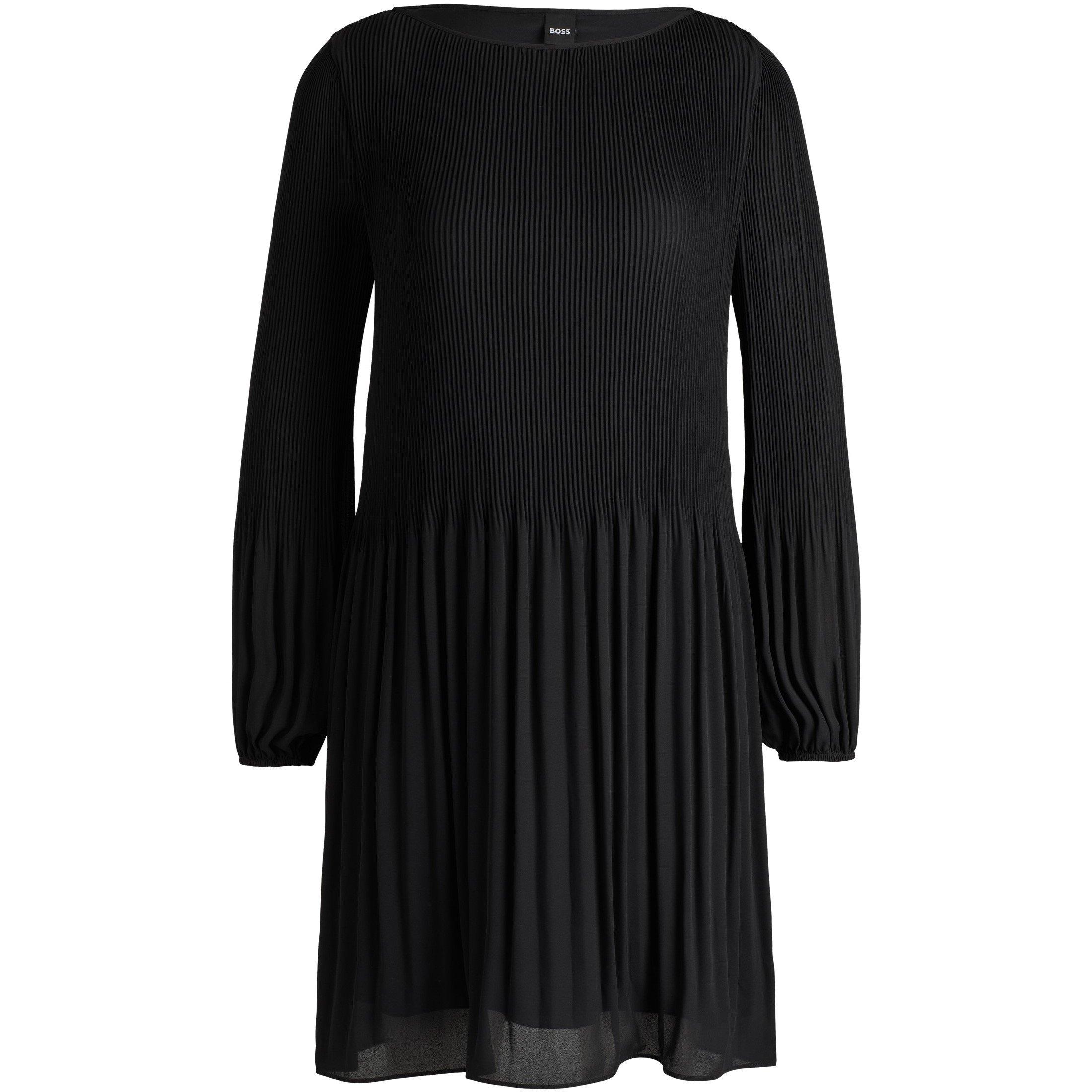 Black - Boss - Women's Dasie Skater Dress, Skater Dress Design - 1