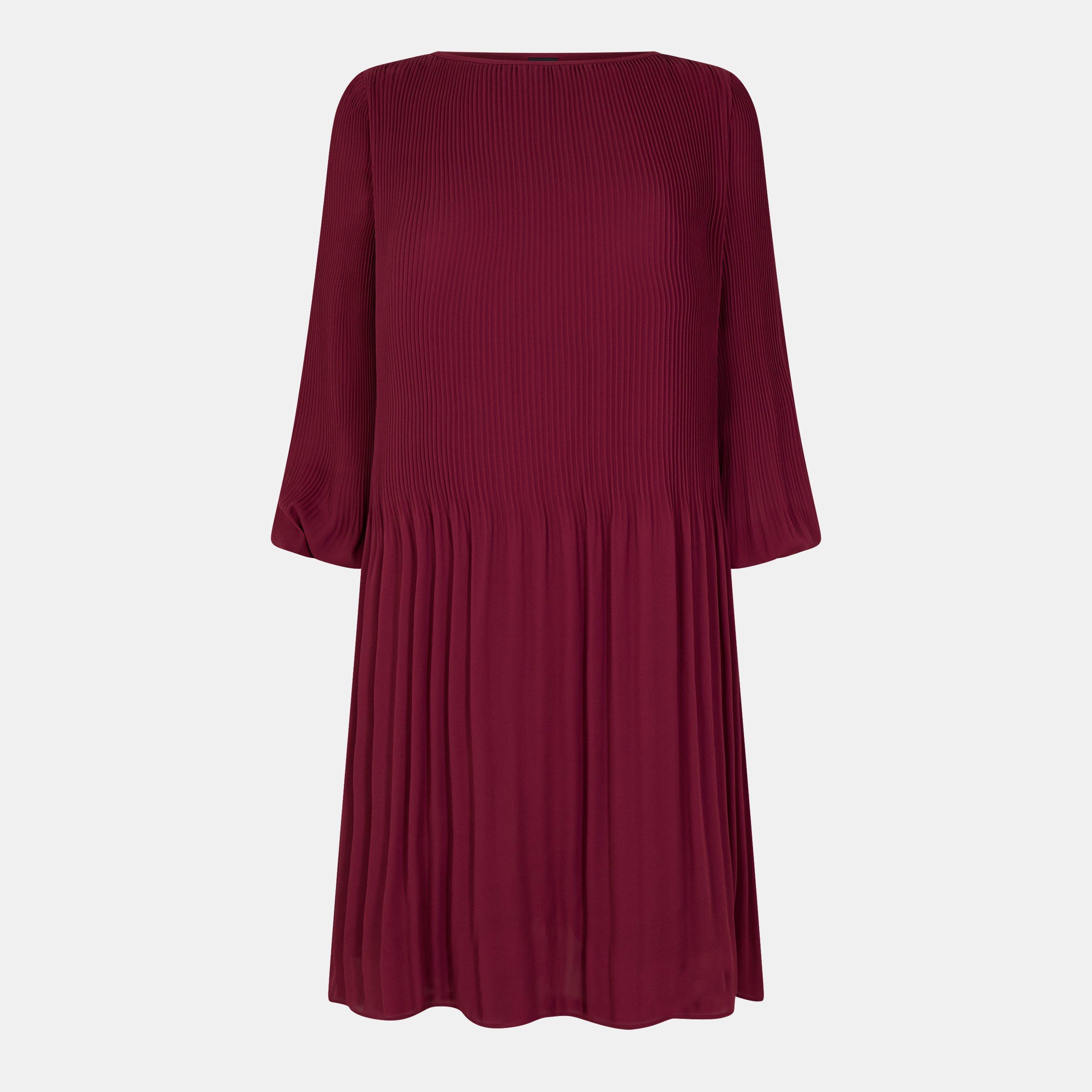 Boss Women's Dasie Skater Dress, Skater Dress Design - Dark Red - 6 (XS)