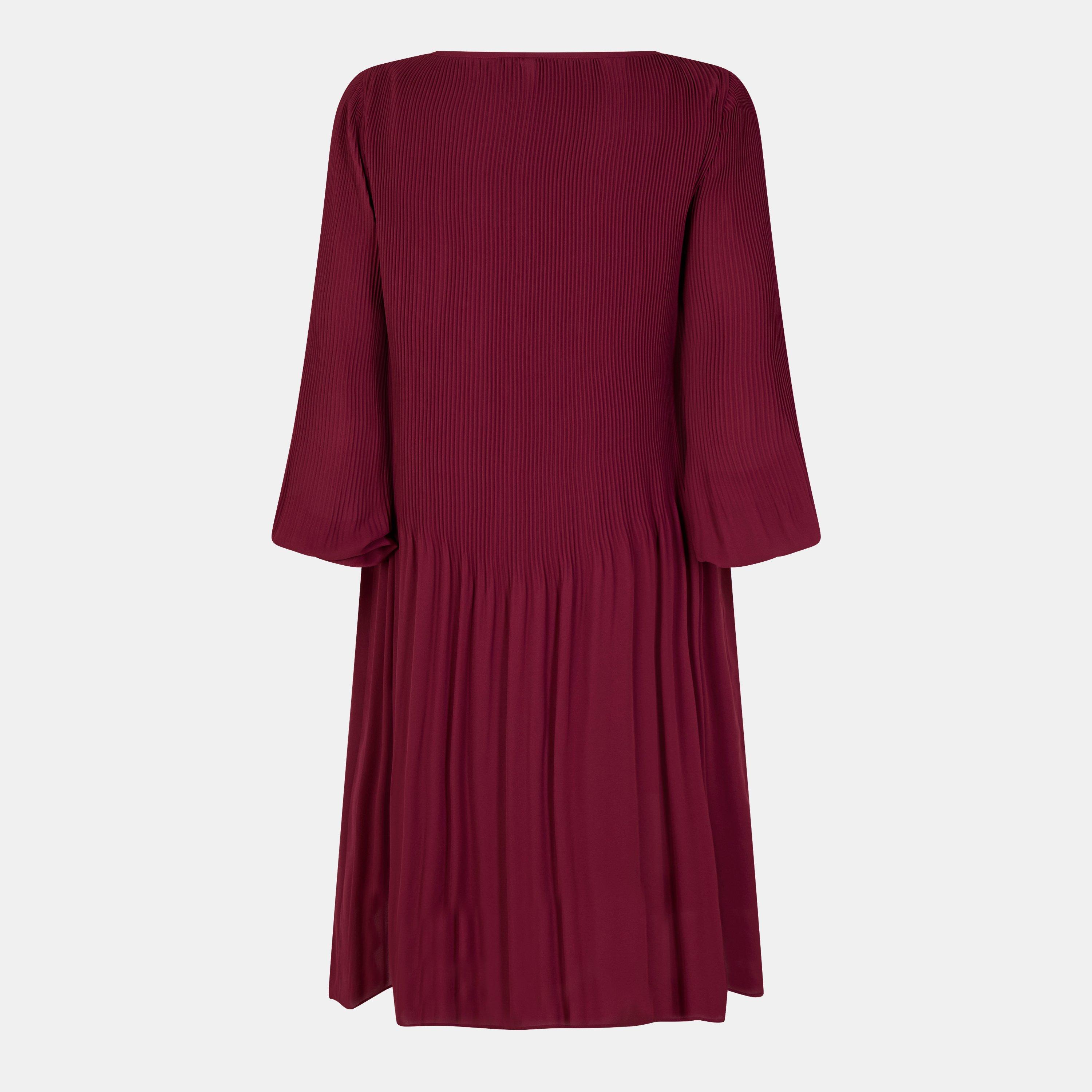 Dark Red - Boss - Women's Dasie Skater Dress, Skater Dress Design - 2