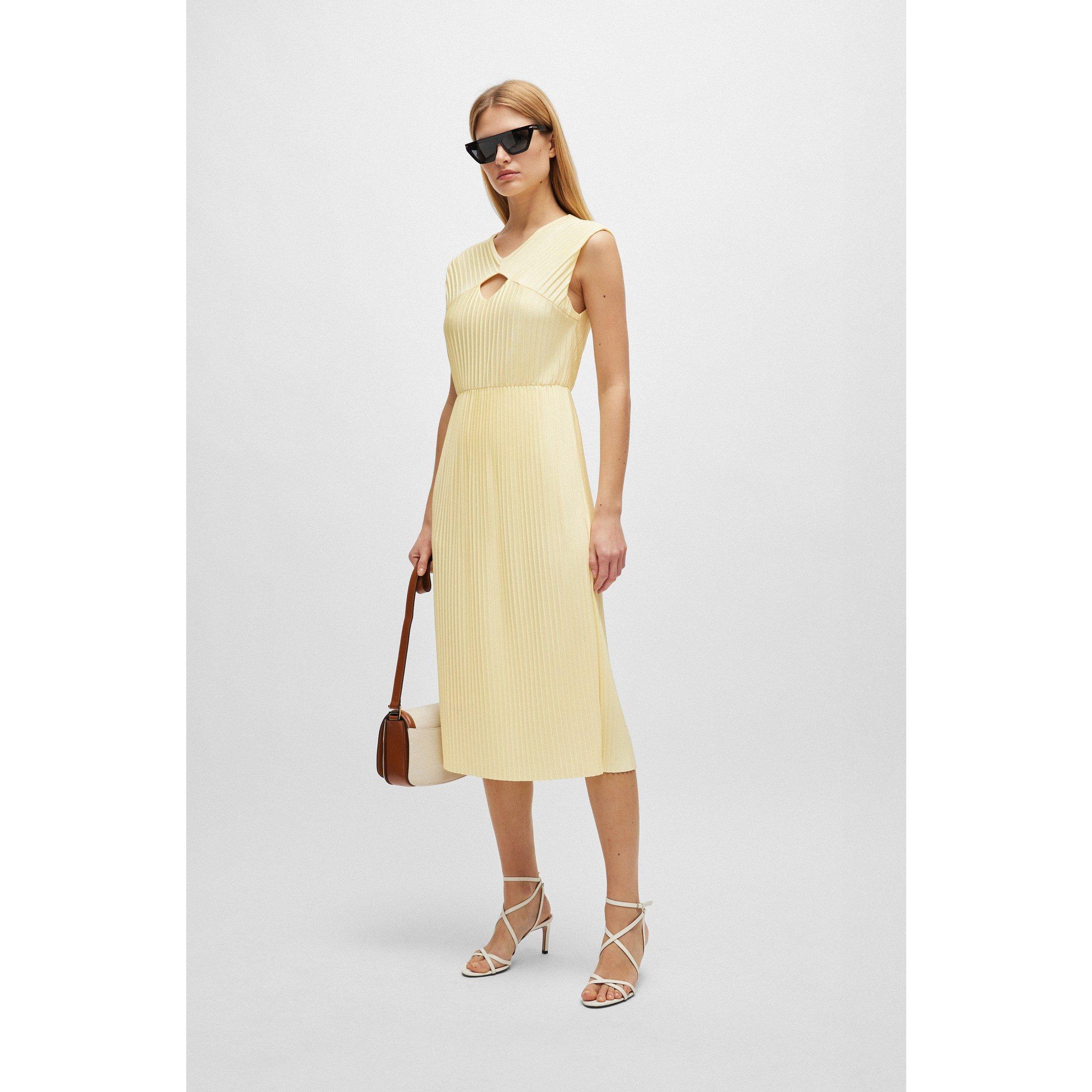 Open Yellow - Boss - Exoa Milkmaid Dress - 2