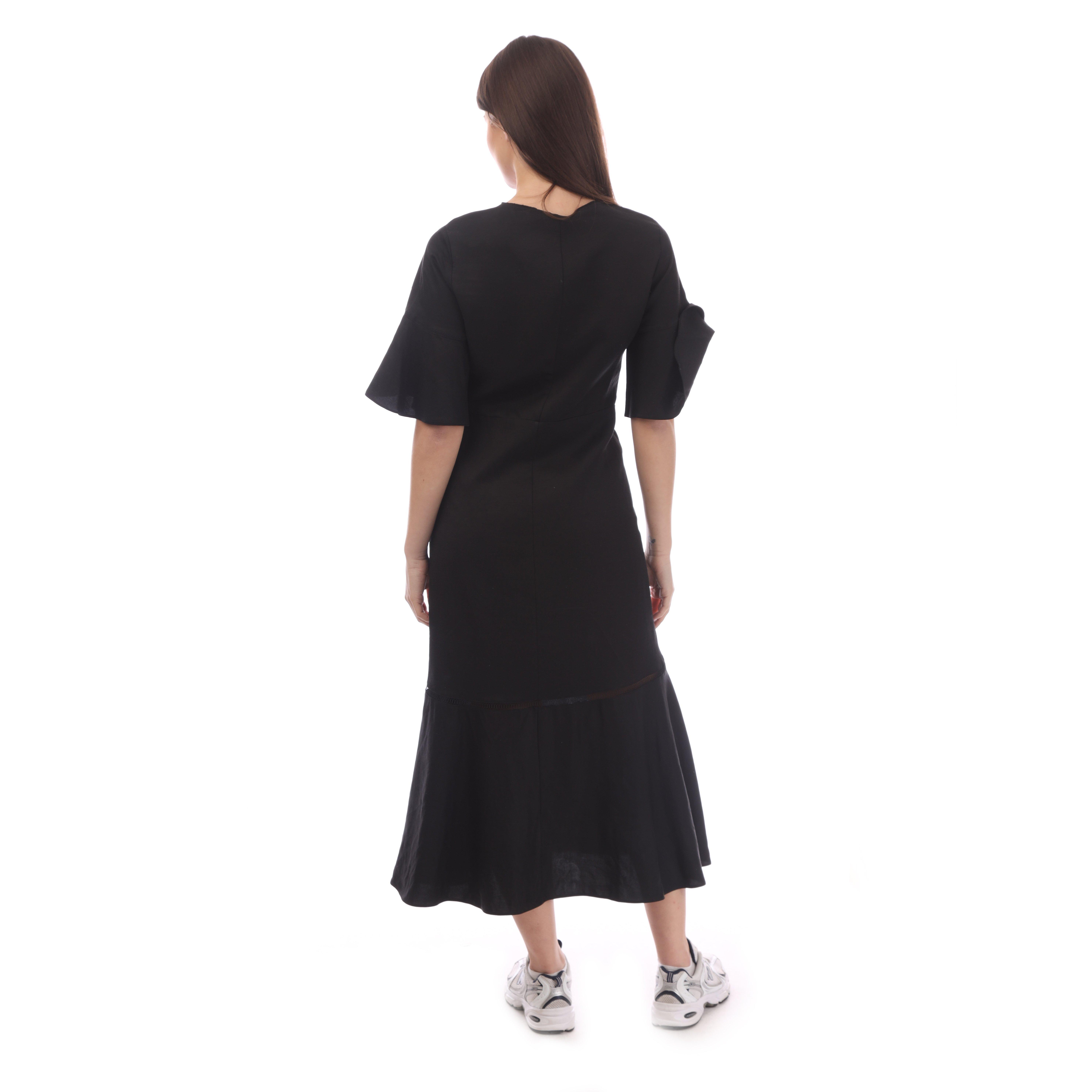 Black - Boss - Dileina Skater Design Dress - 4