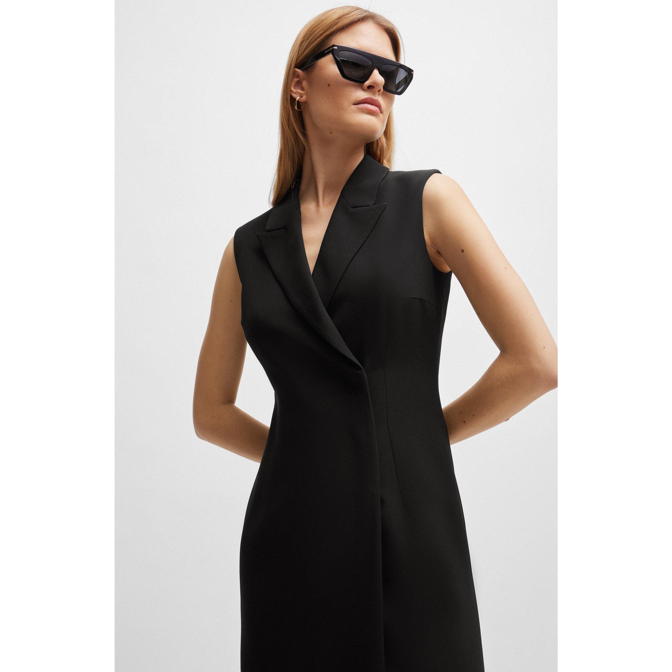 Black - Boss - Dekava Wrap Dress Design - 4