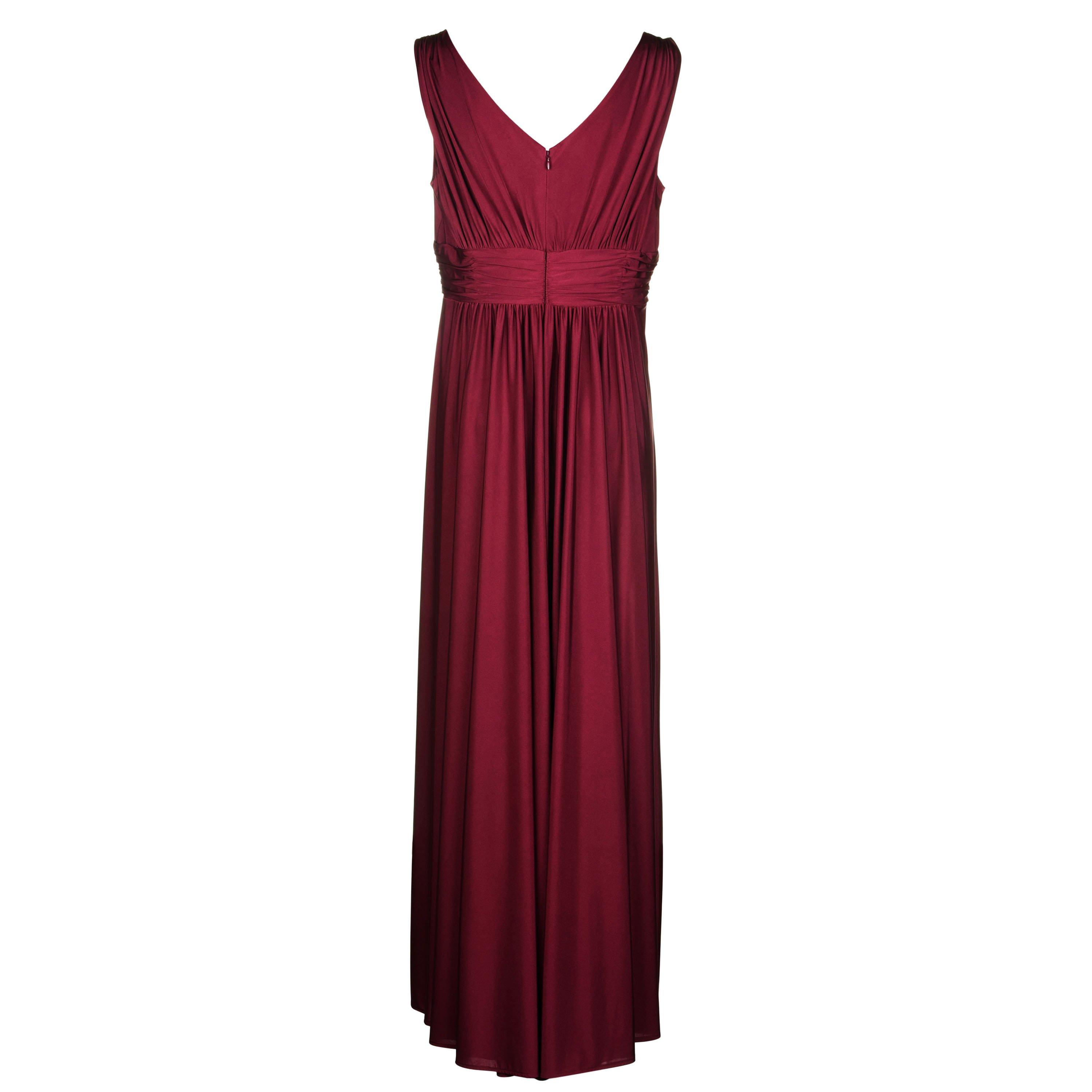 Berry - Biba - BIBA Bridesmaid Dip Hem Maxi Dress - 6