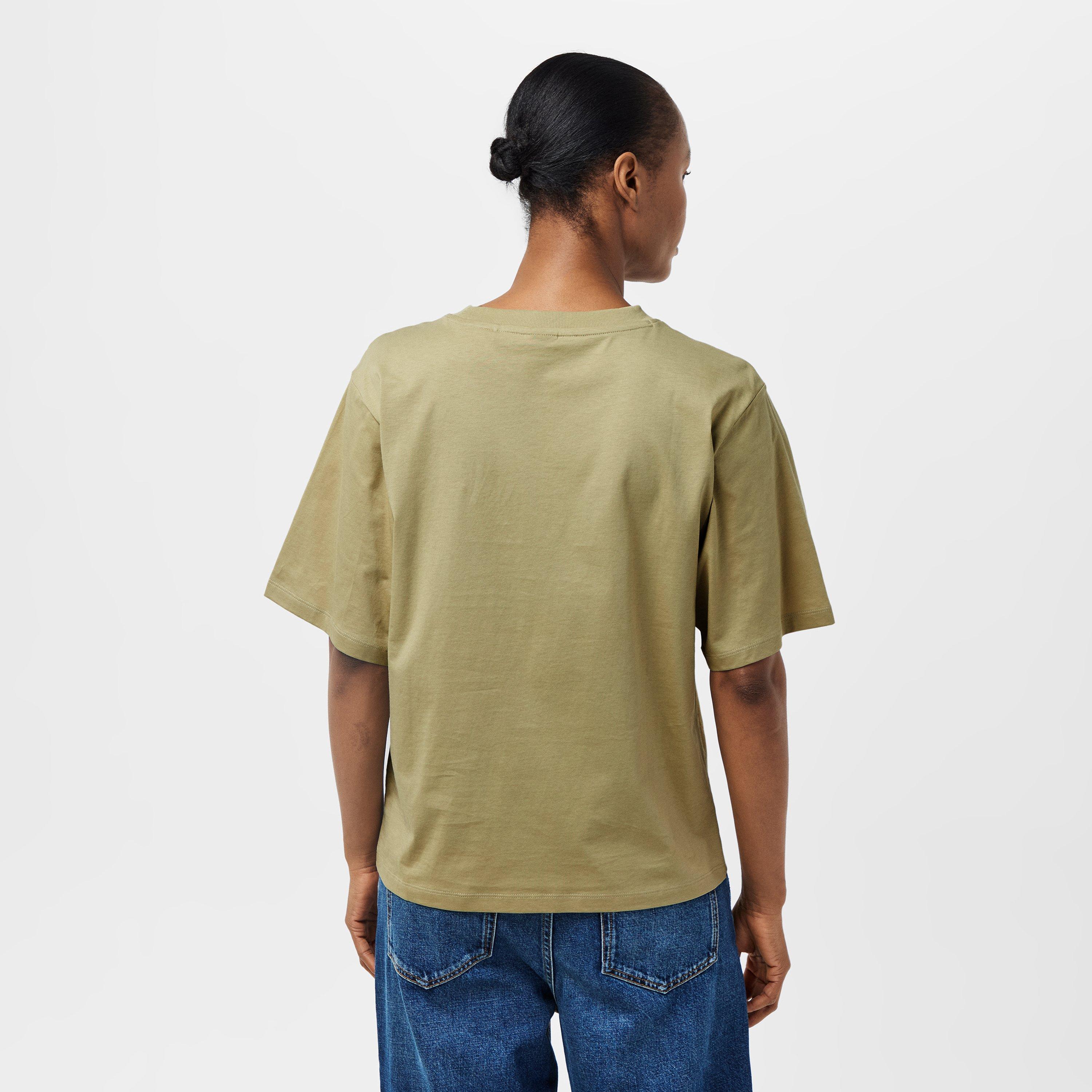 Beige/Khaki - Boss - Women's Small Logo T-Shirt - 4