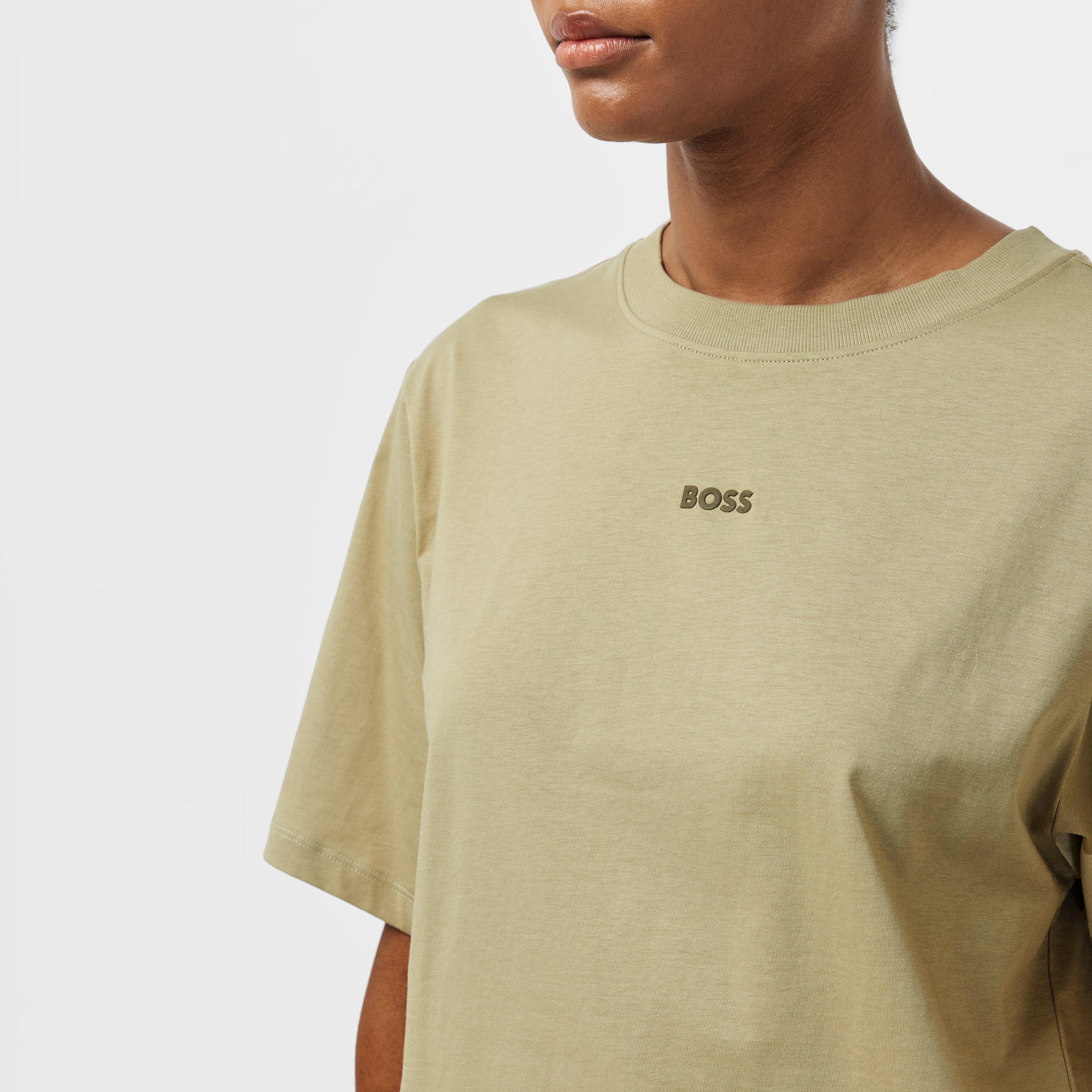 Beige/Khaki - Boss - Women's Small Logo T-Shirt - 5