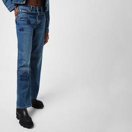 Ganni Izey Patched Jeans