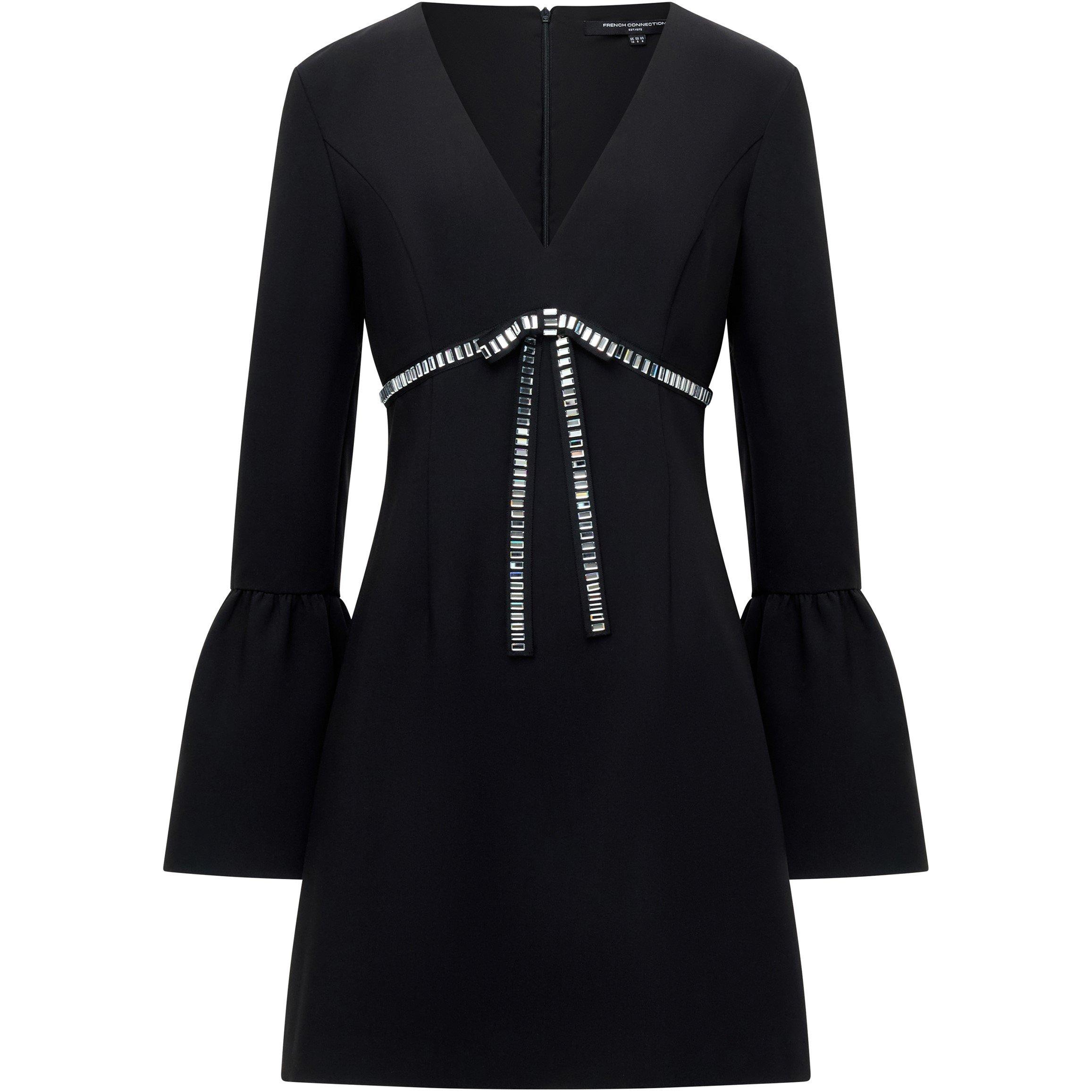 Black - French Connection - FC Arza Bow Drs Ld61 - 6