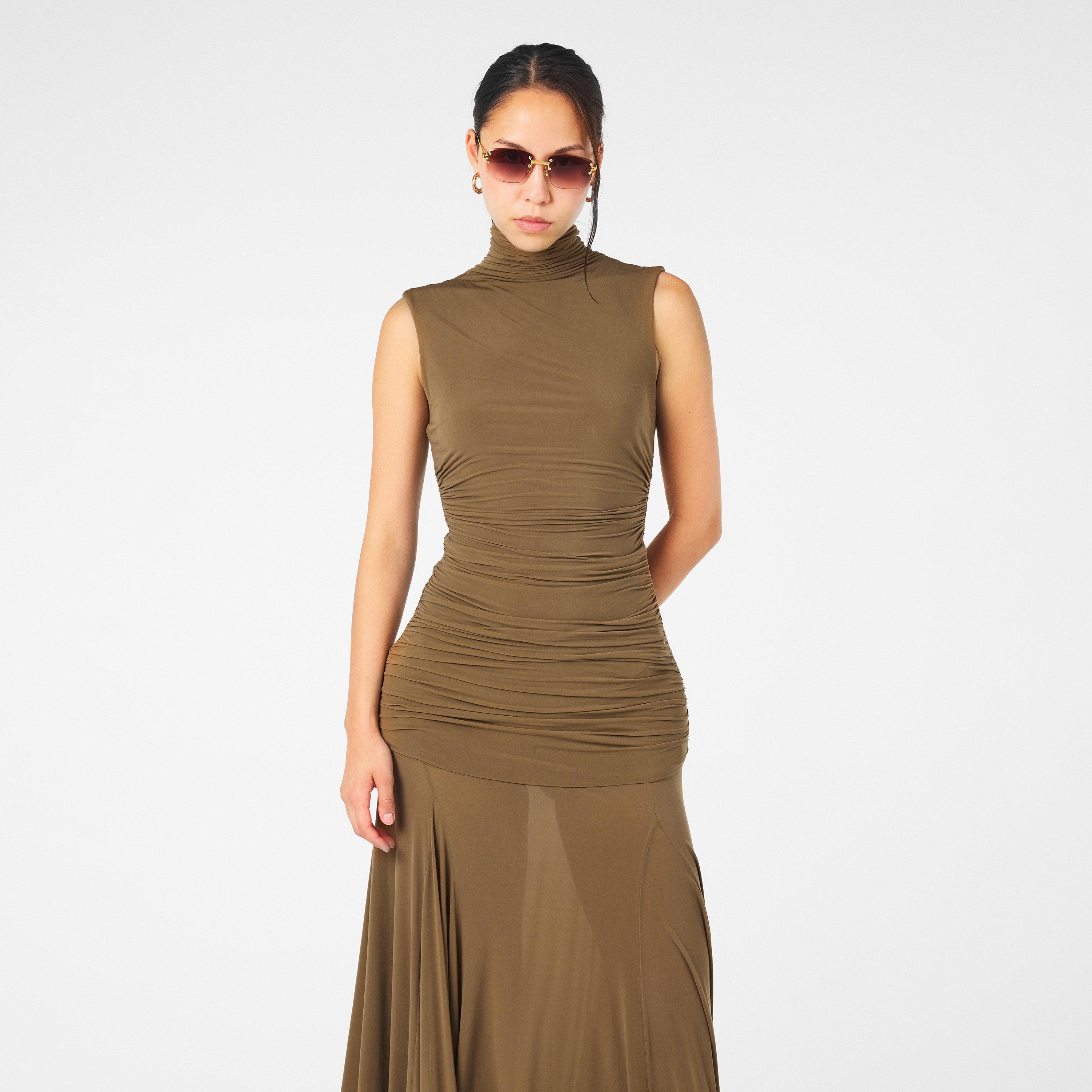 Beige - Magda Butrym - Women's Maxi Dress - 3