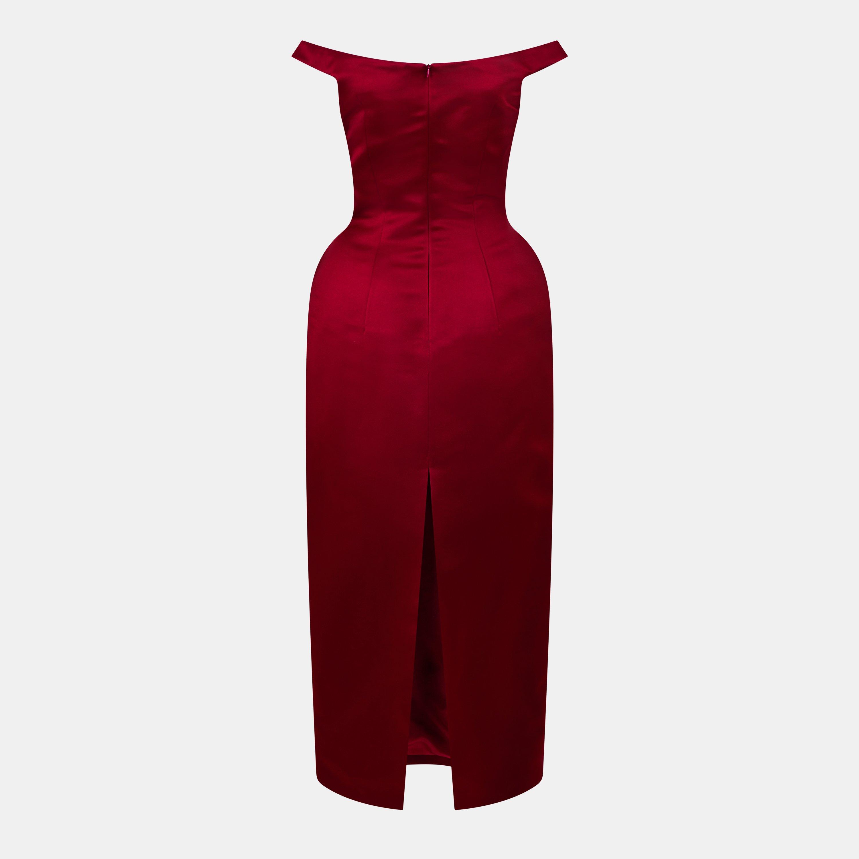 Bordeaux - Magda Butrym - Women's Maxi Dress - 2