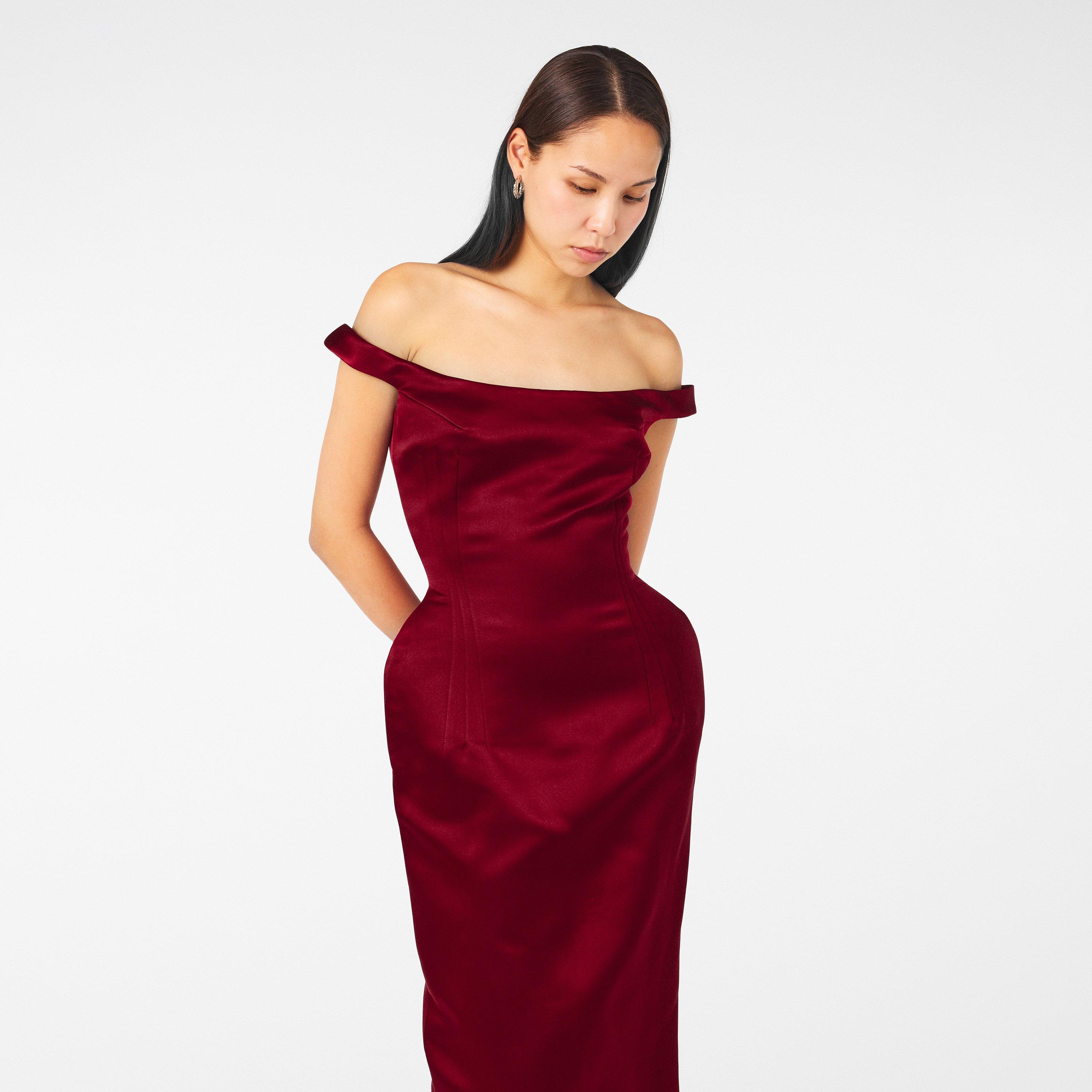 Bordeaux - Magda Butrym - Women's Maxi Dress - 3