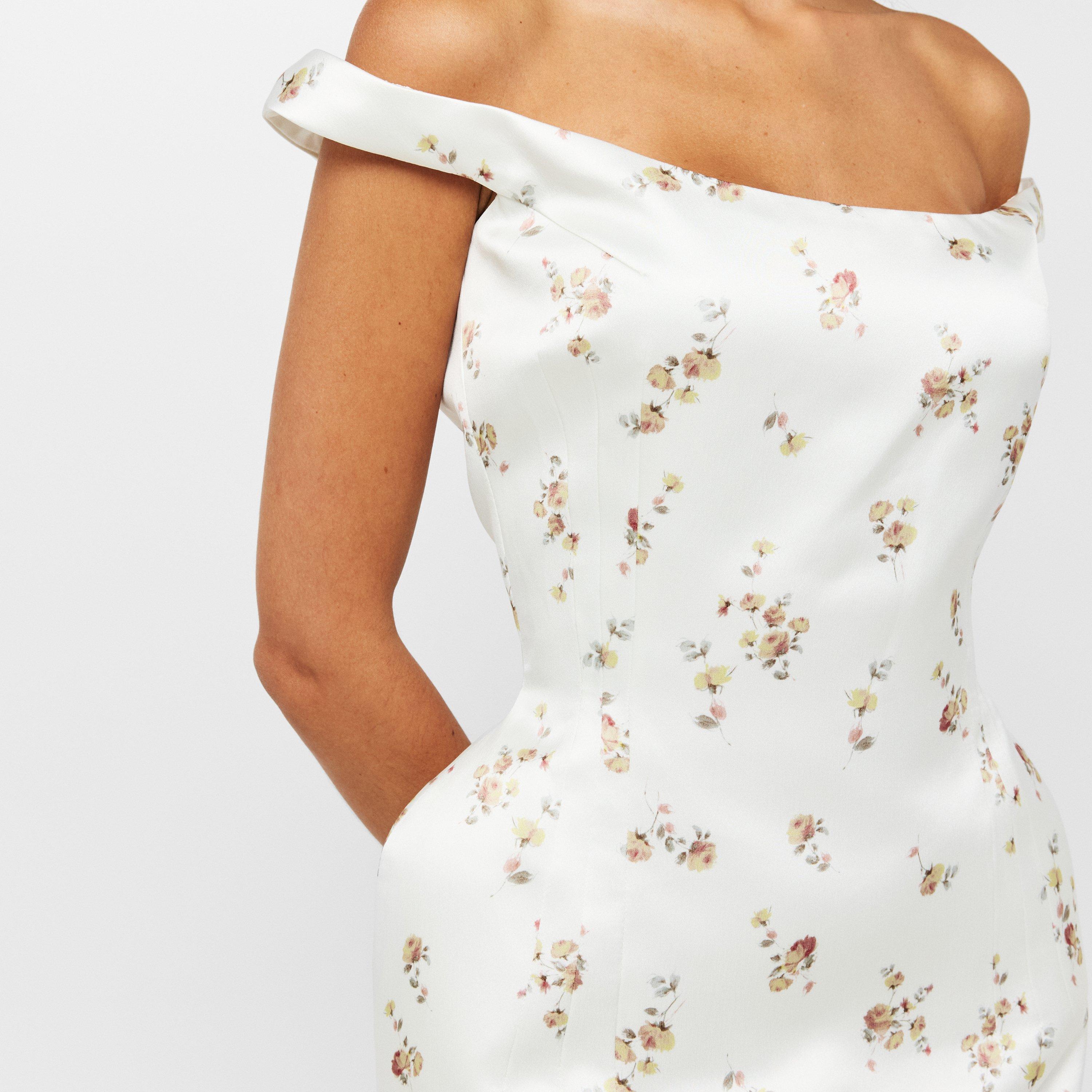 Cream Print - Magda Butrym - Women's A Line Dress - 5