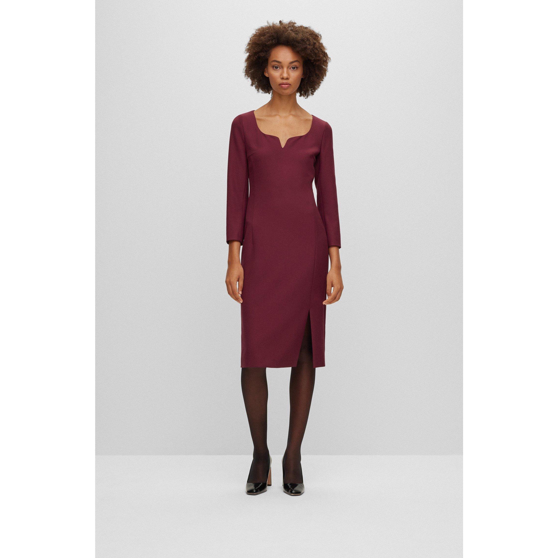 Open Red - Boss - Women's Dihera1 Wrap Dress - 5