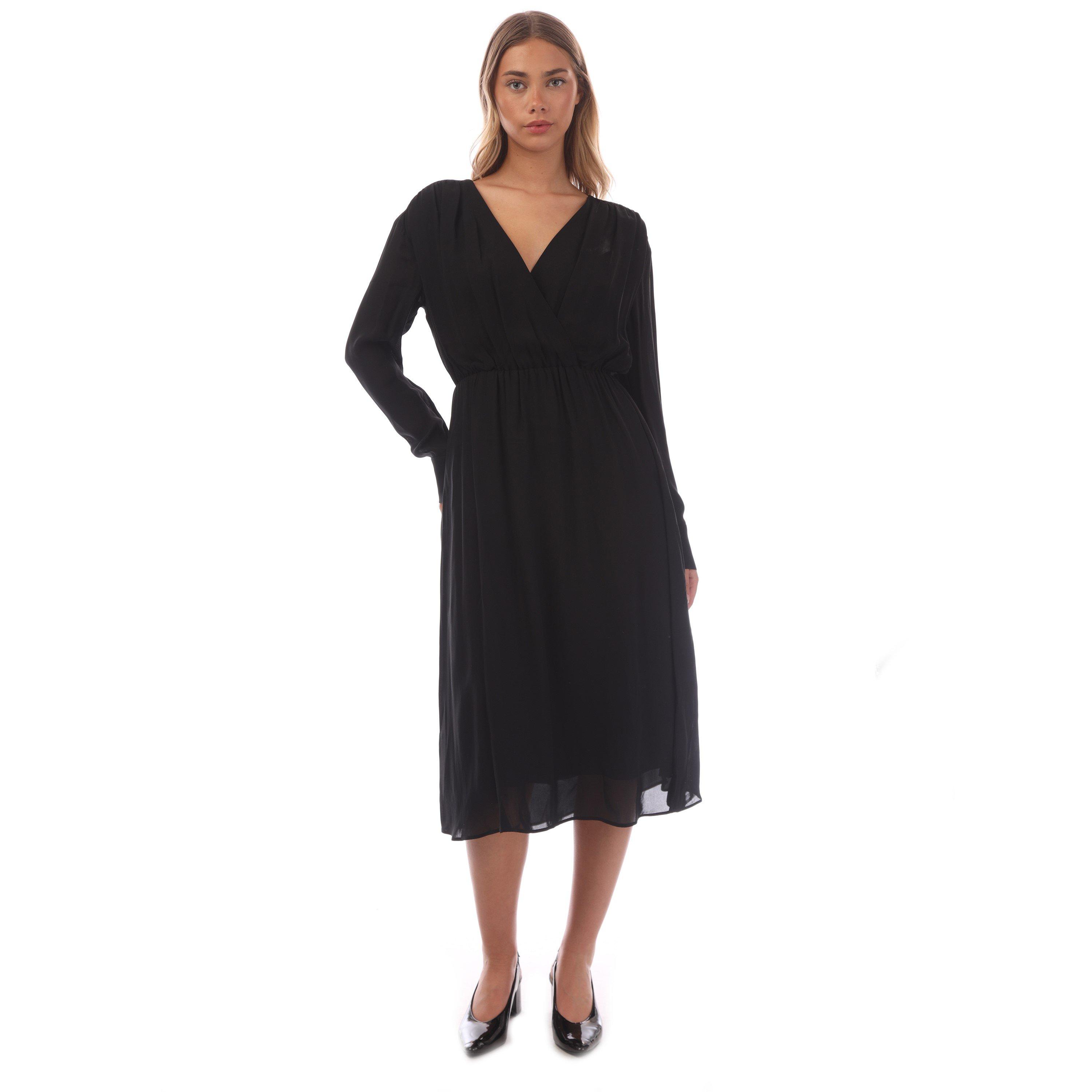 Black - Boss - Women's Dagatta Wrap Dress - 1