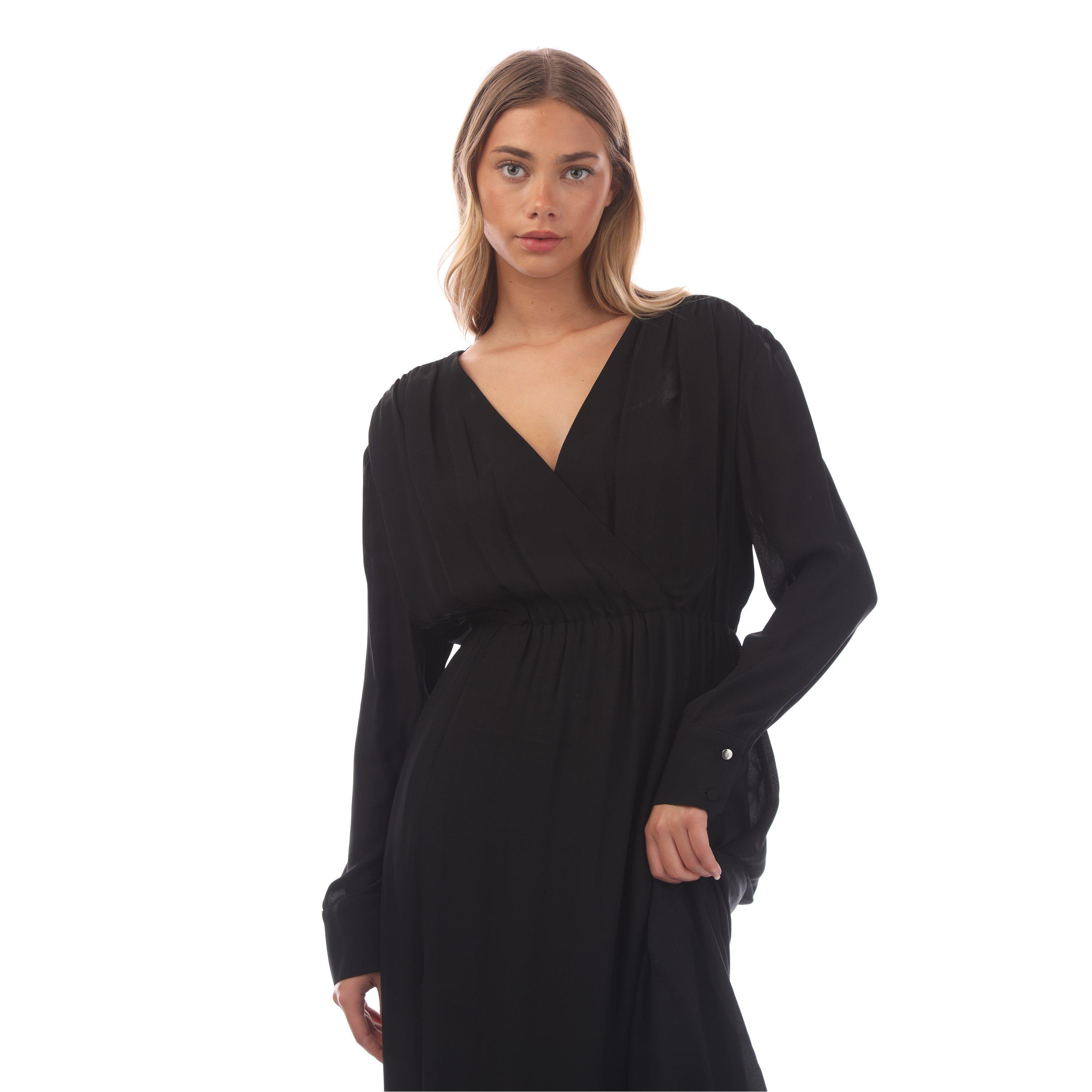 Black - Boss - Women's Dagatta Wrap Dress - 2