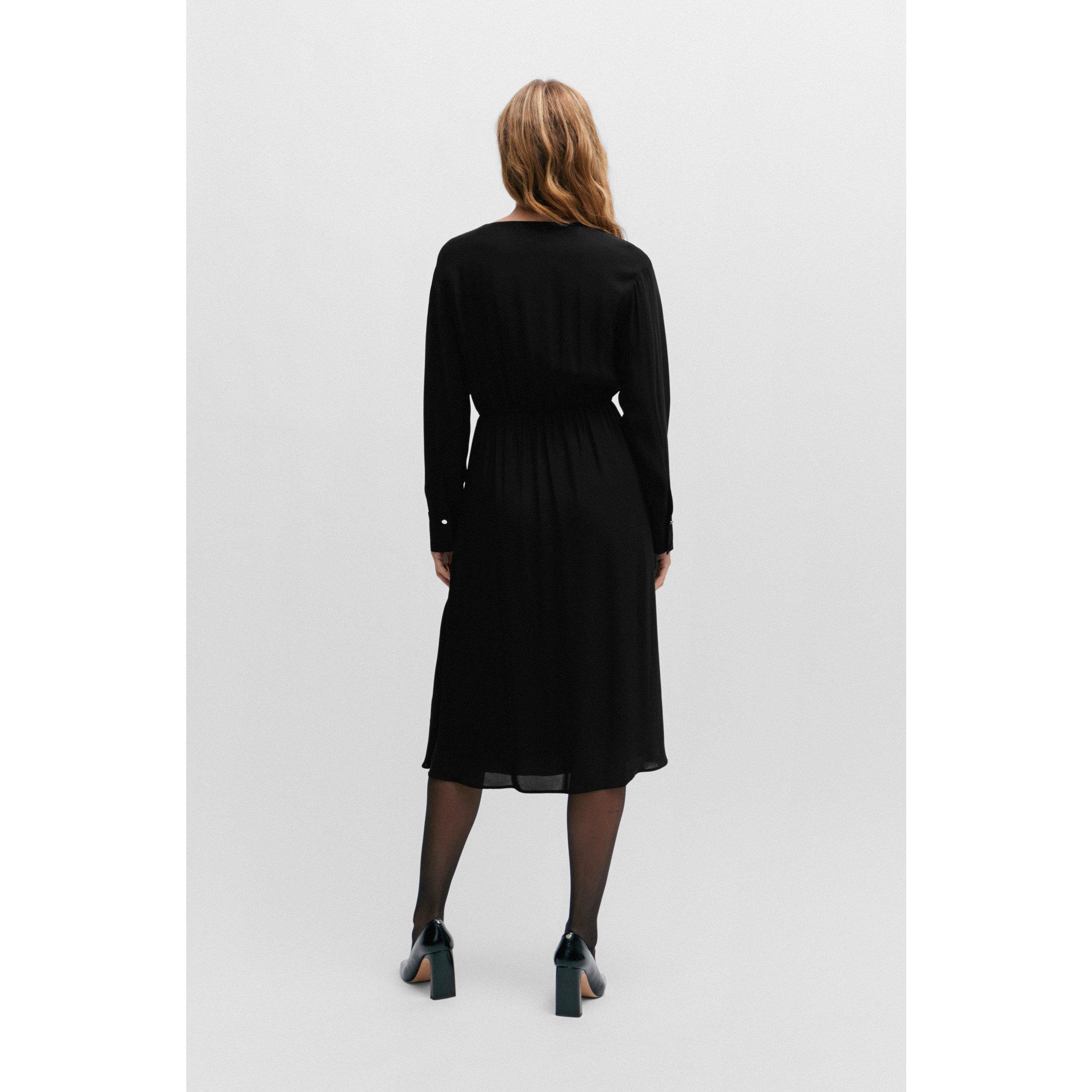 Black - Boss - Women's Dagatta Wrap Dress - 6