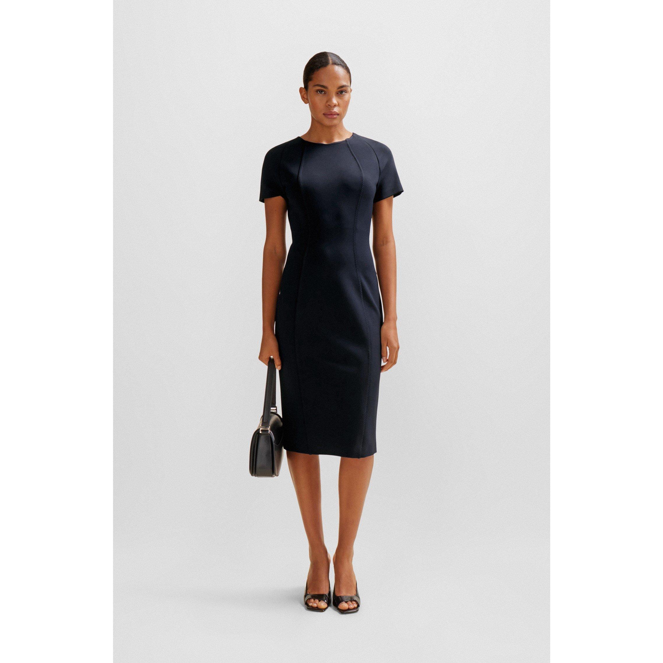 Dark Blue - Boss - Women's Dukeva Wrap Dress - 2
