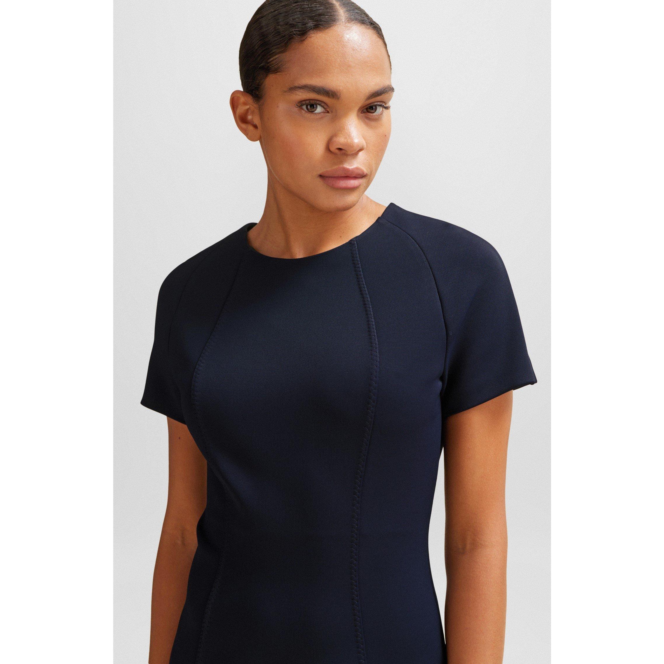 Dark Blue - Boss - Women's Dukeva Wrap Dress - 3