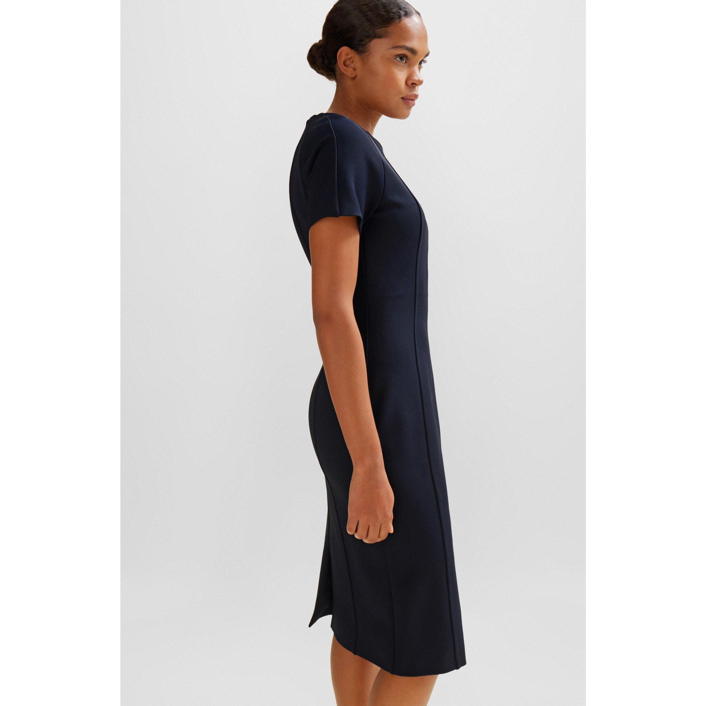 Dark Blue - Boss - Women's Dukeva Wrap Dress - 4