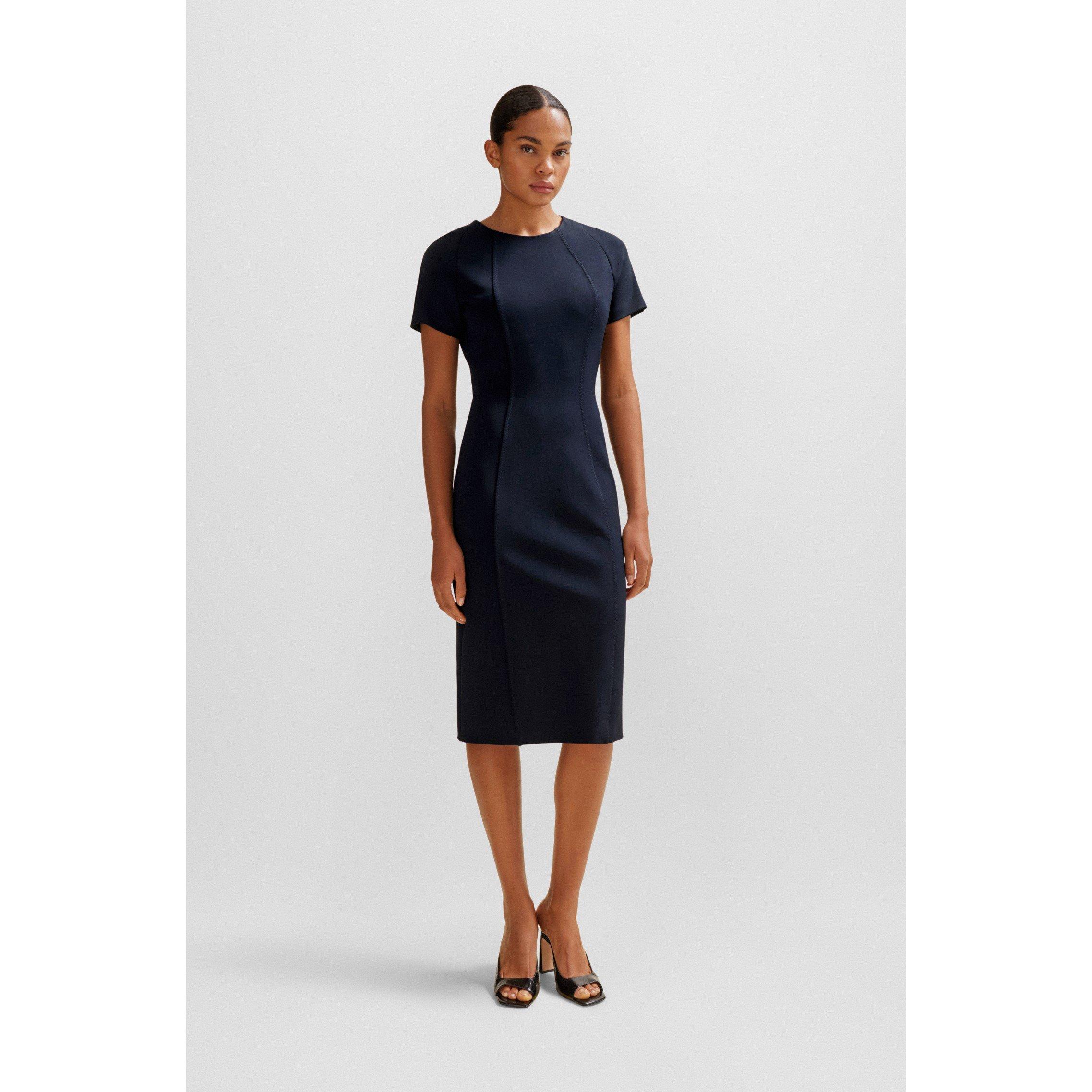 Dark Blue - Boss - Women's Dukeva Wrap Dress - 5