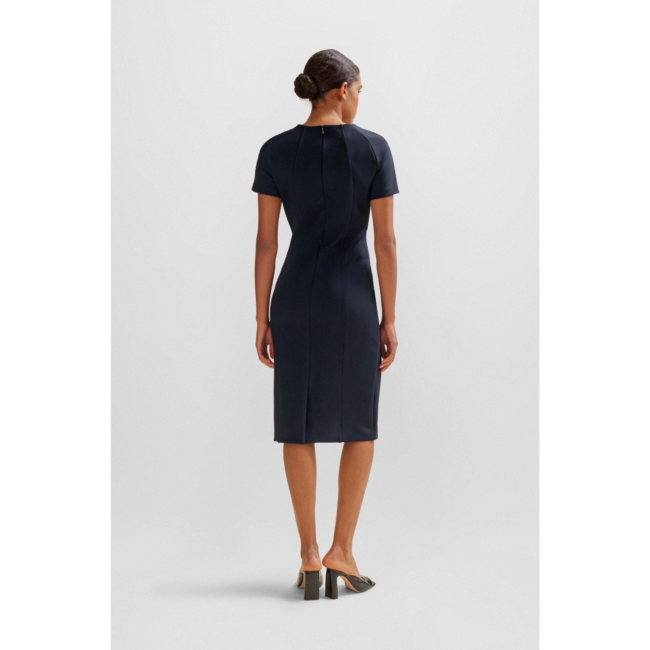 Dark Blue - Boss - Women's Dukeva Wrap Dress - 6