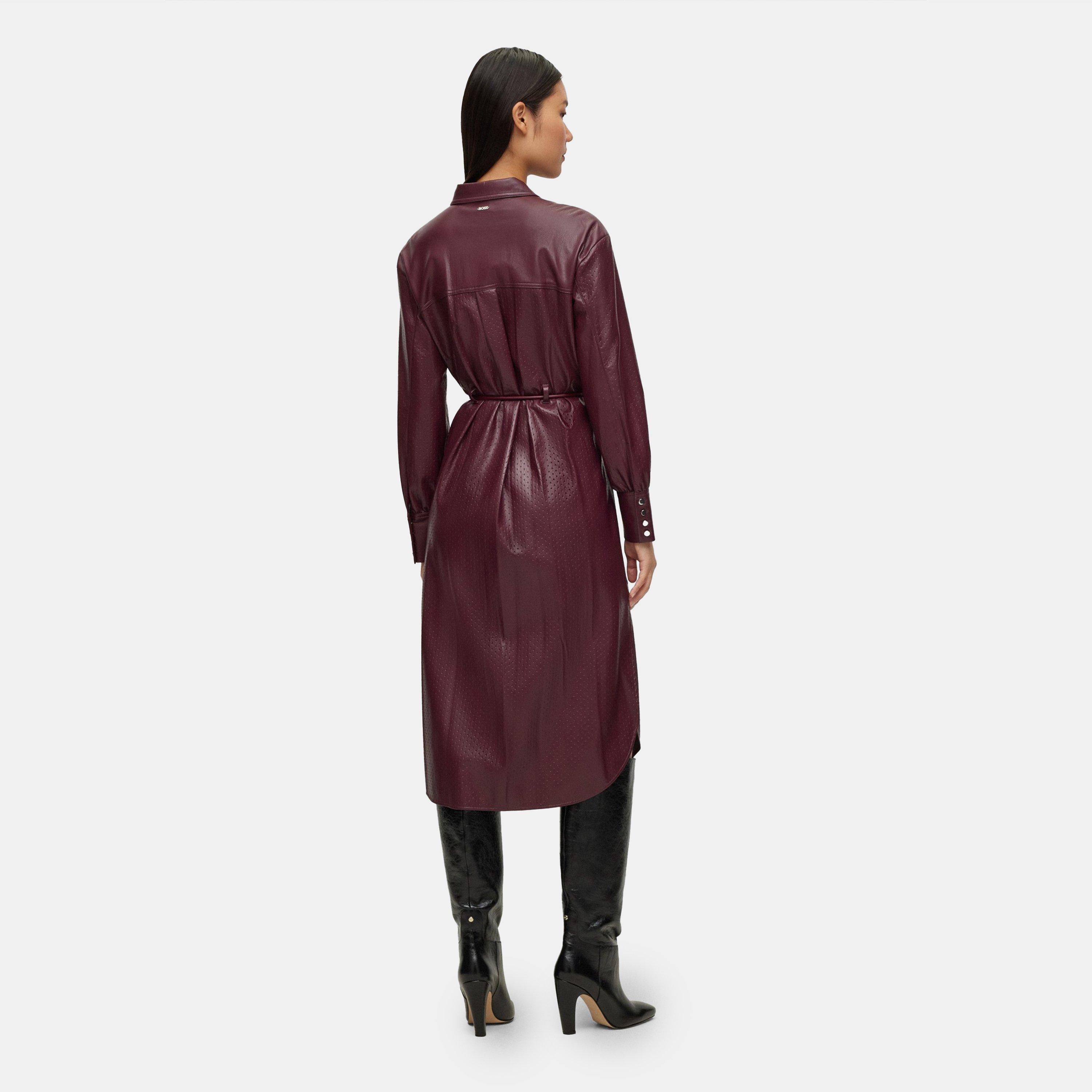 Open Red - Boss - Women's Dibanora10 Wrap Dress - 3