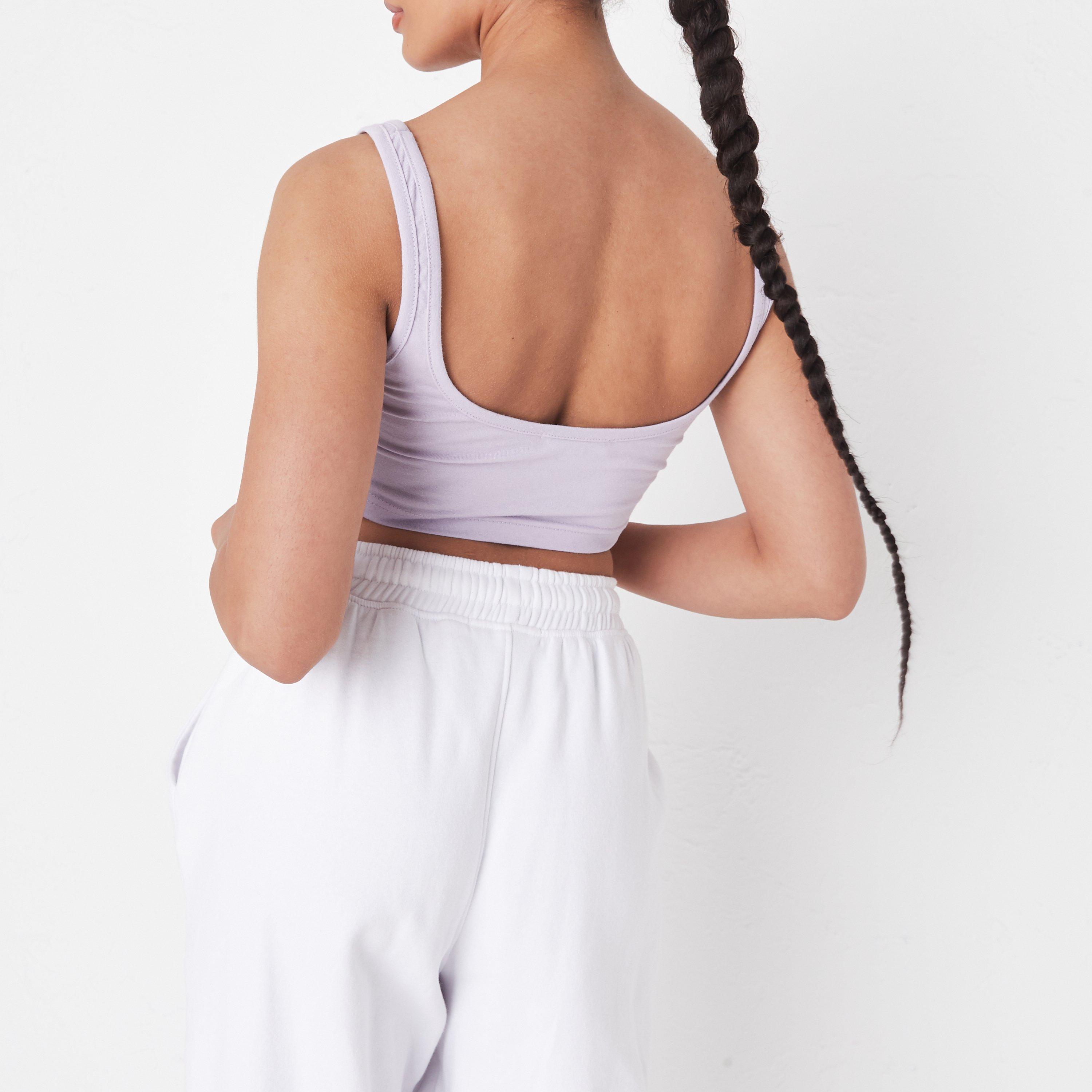 Lilac - Missguided - Petite Scoop Neck Bralet - 4