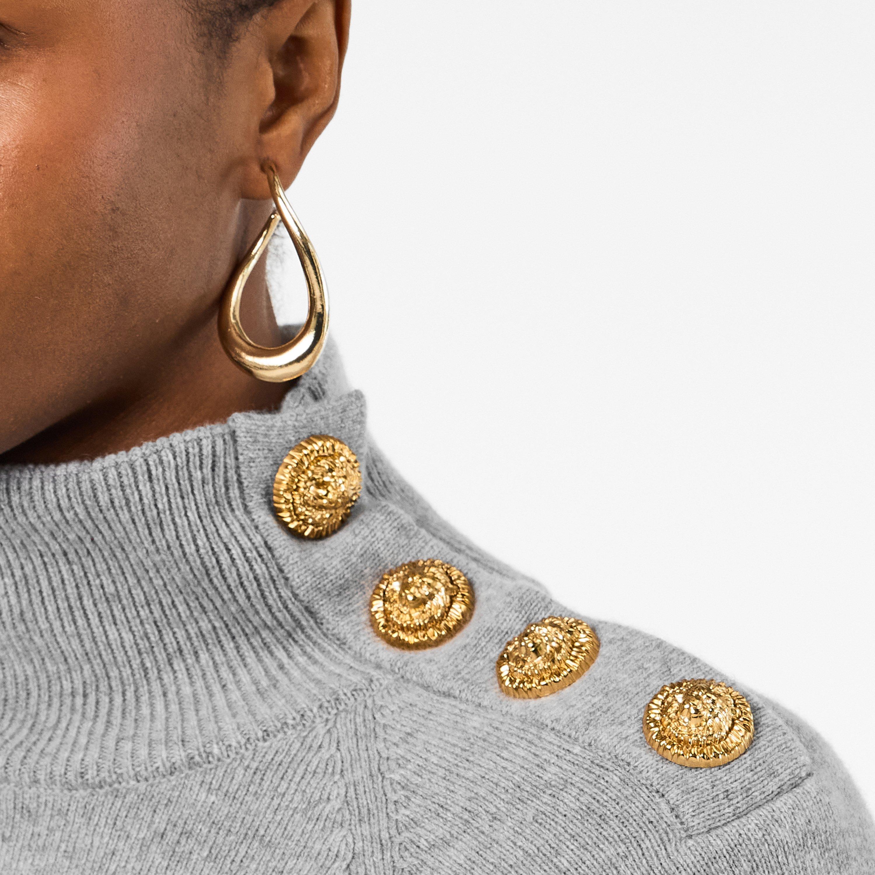 Gris Chiné - Balmain - Women's Mini Dress - 5