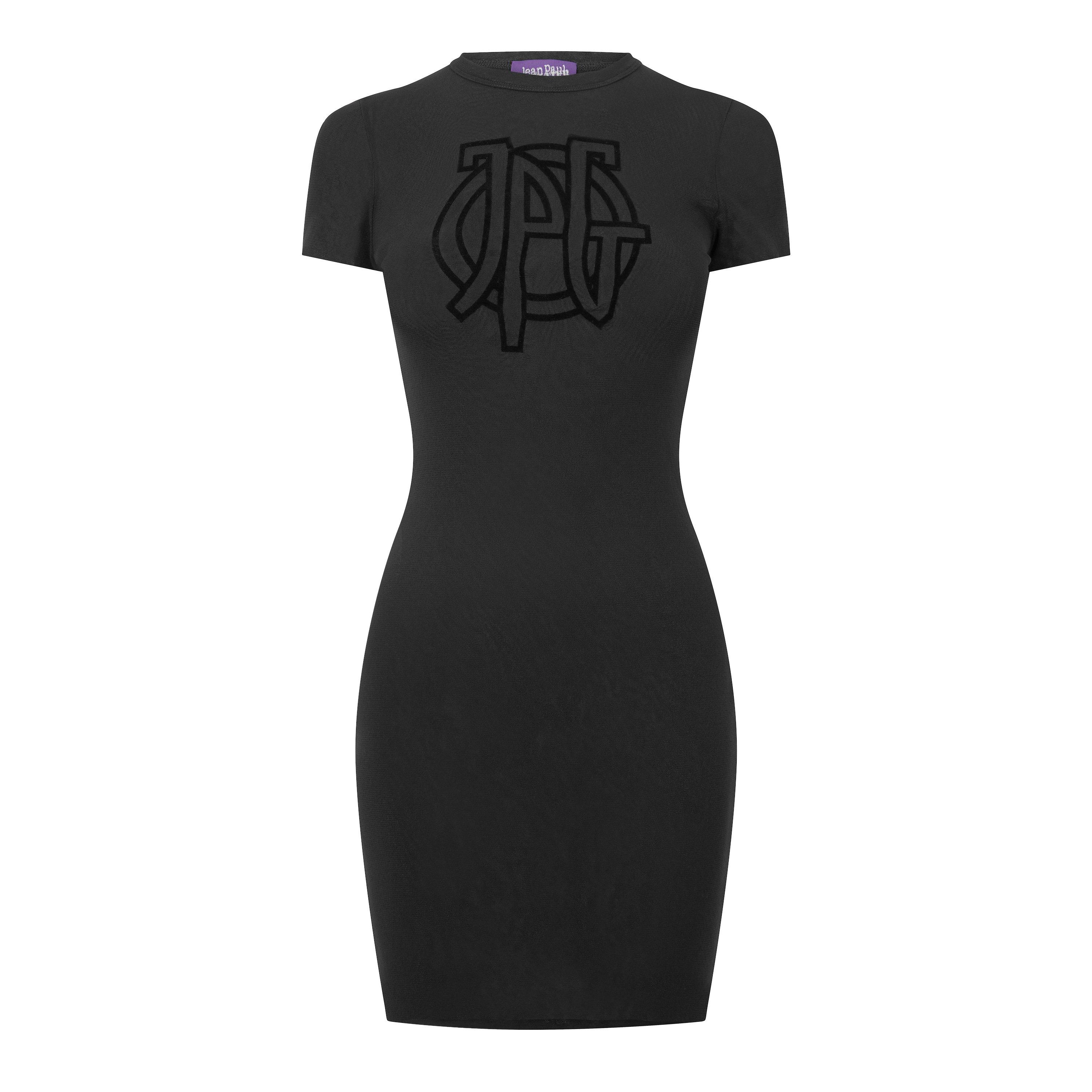 Black - Jean Paul Gaultier - JPG Baby Tee Dress Ld64 - 1