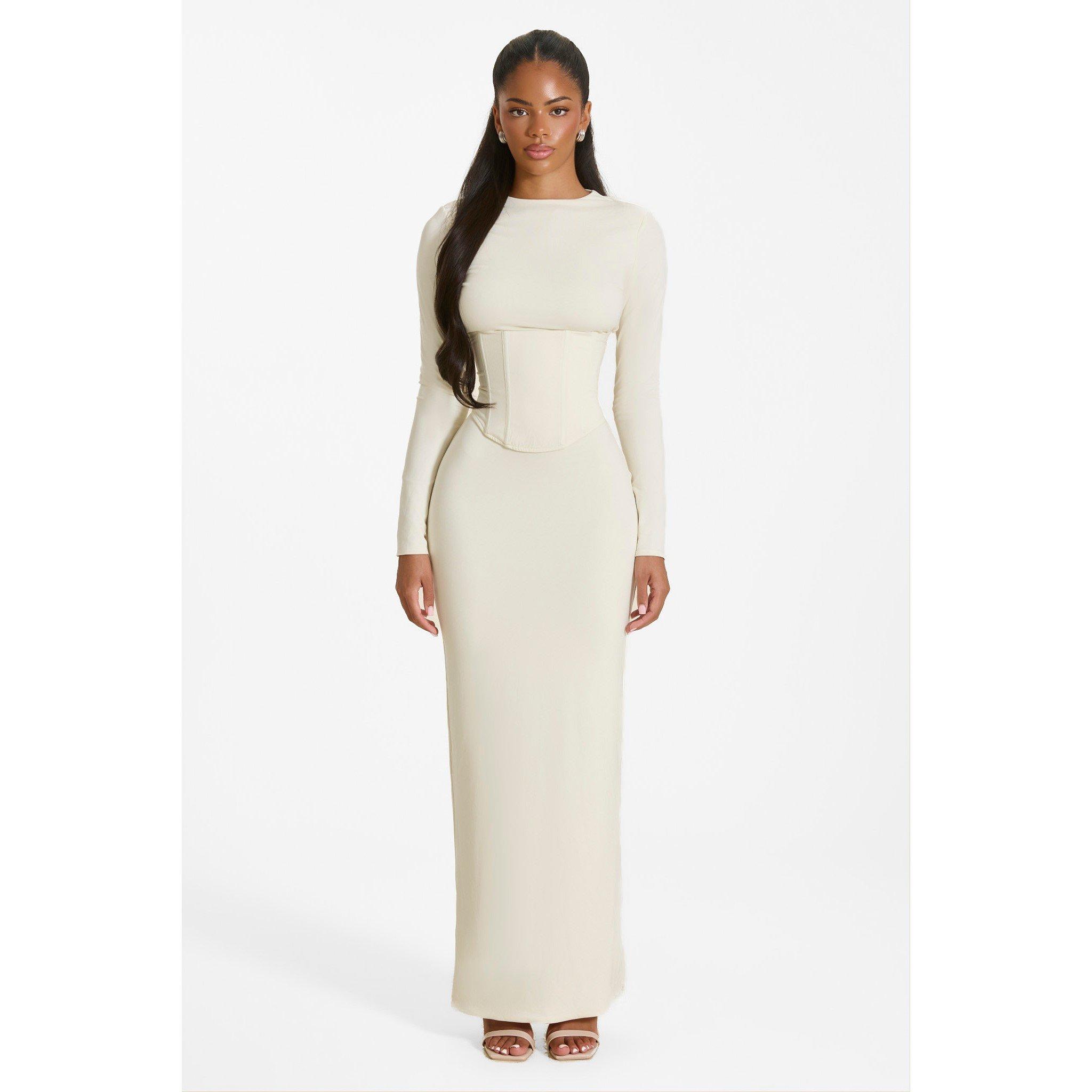 Cream - Mars The Label - MTL Sandra LS Maxi Ld64 - 1