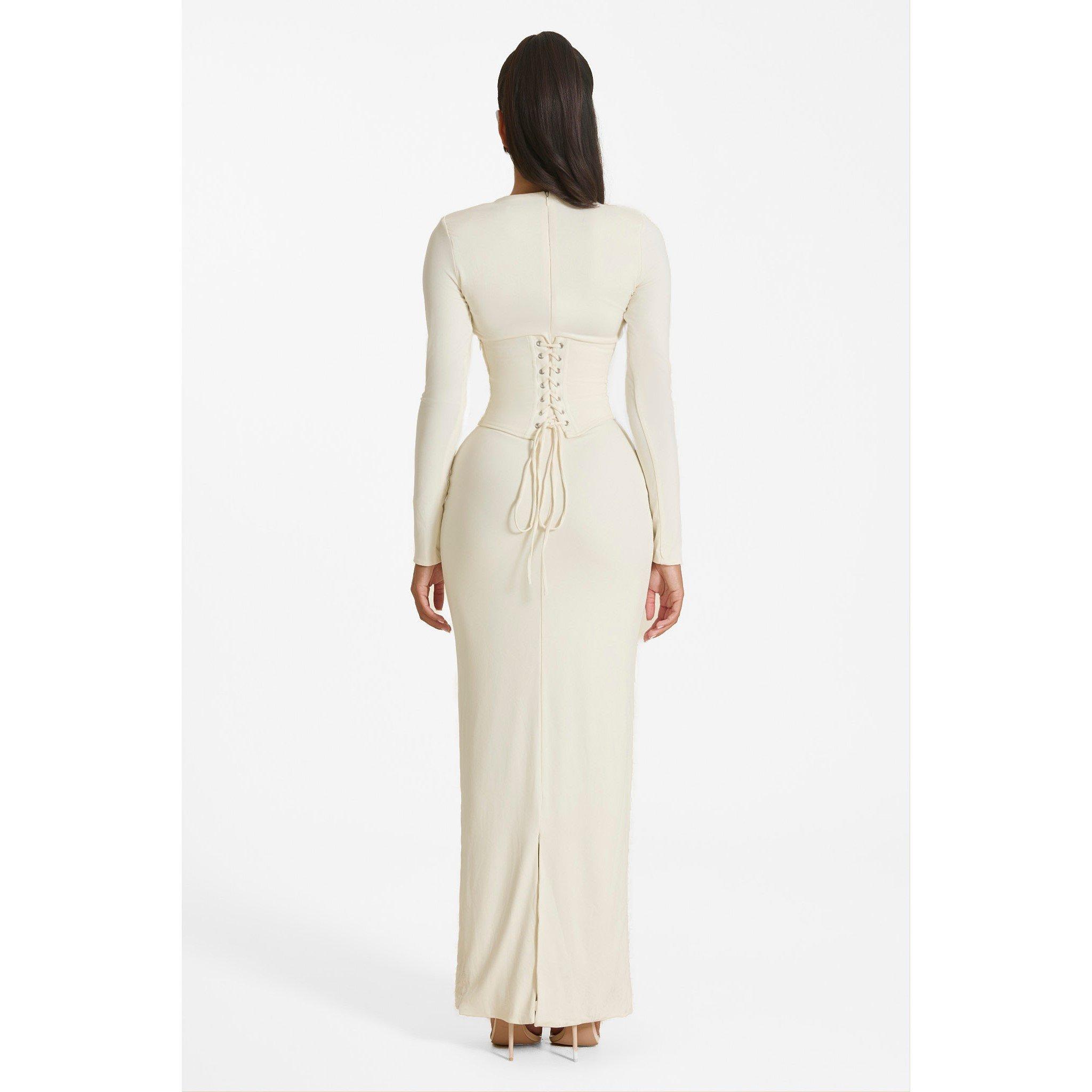 Cream - Mars The Label - MTL Sandra LS Maxi Ld64 - 3