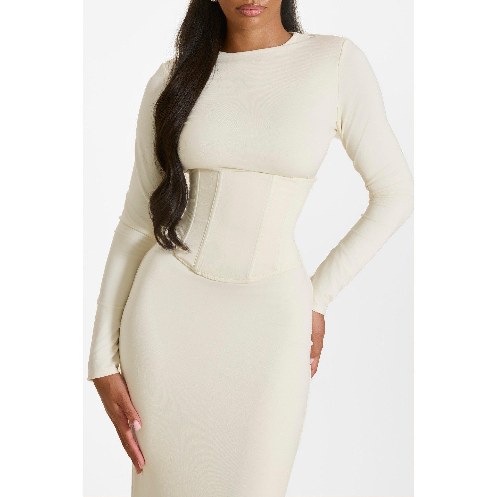 Cream - Mars The Label - MTL Sandra LS Maxi Ld64 - 4