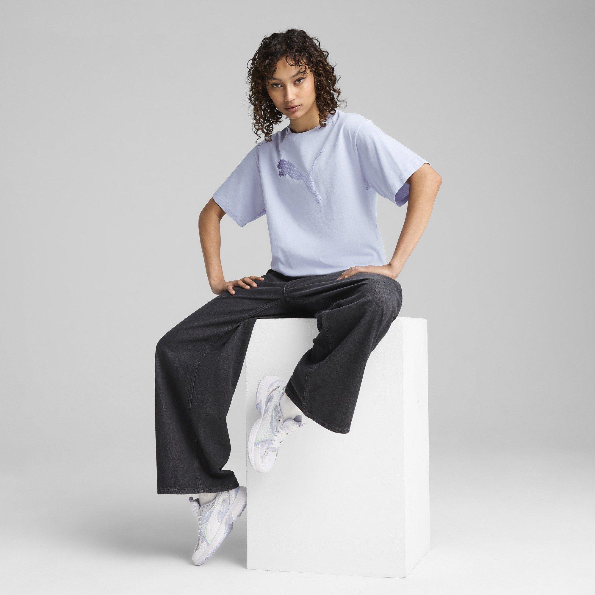 Tempo Fresco - Puma - Her Graphic Relaxed Tee T-Shirt Womens - 5