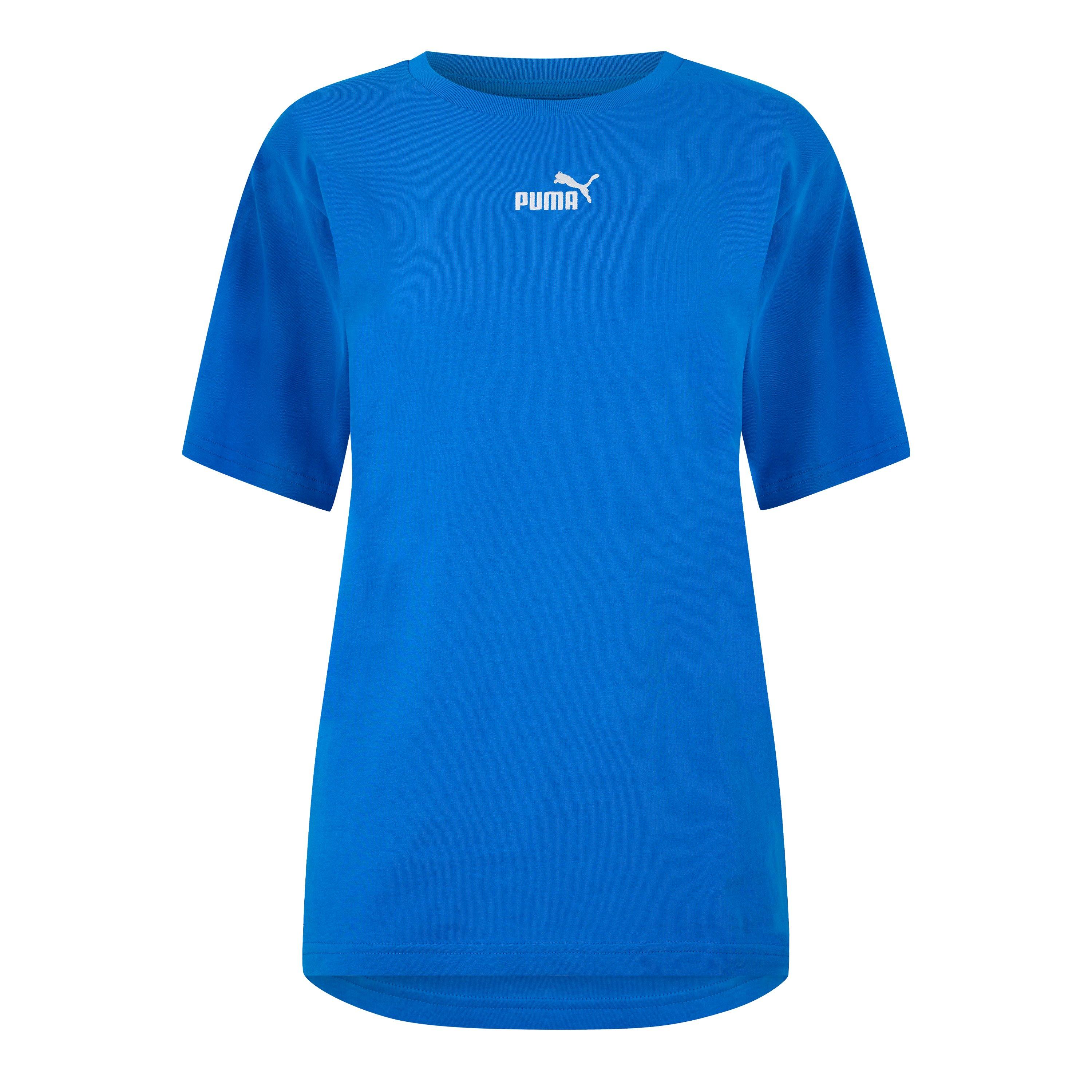 Puma Women's T-Shirt - Bleu - 12 (M)