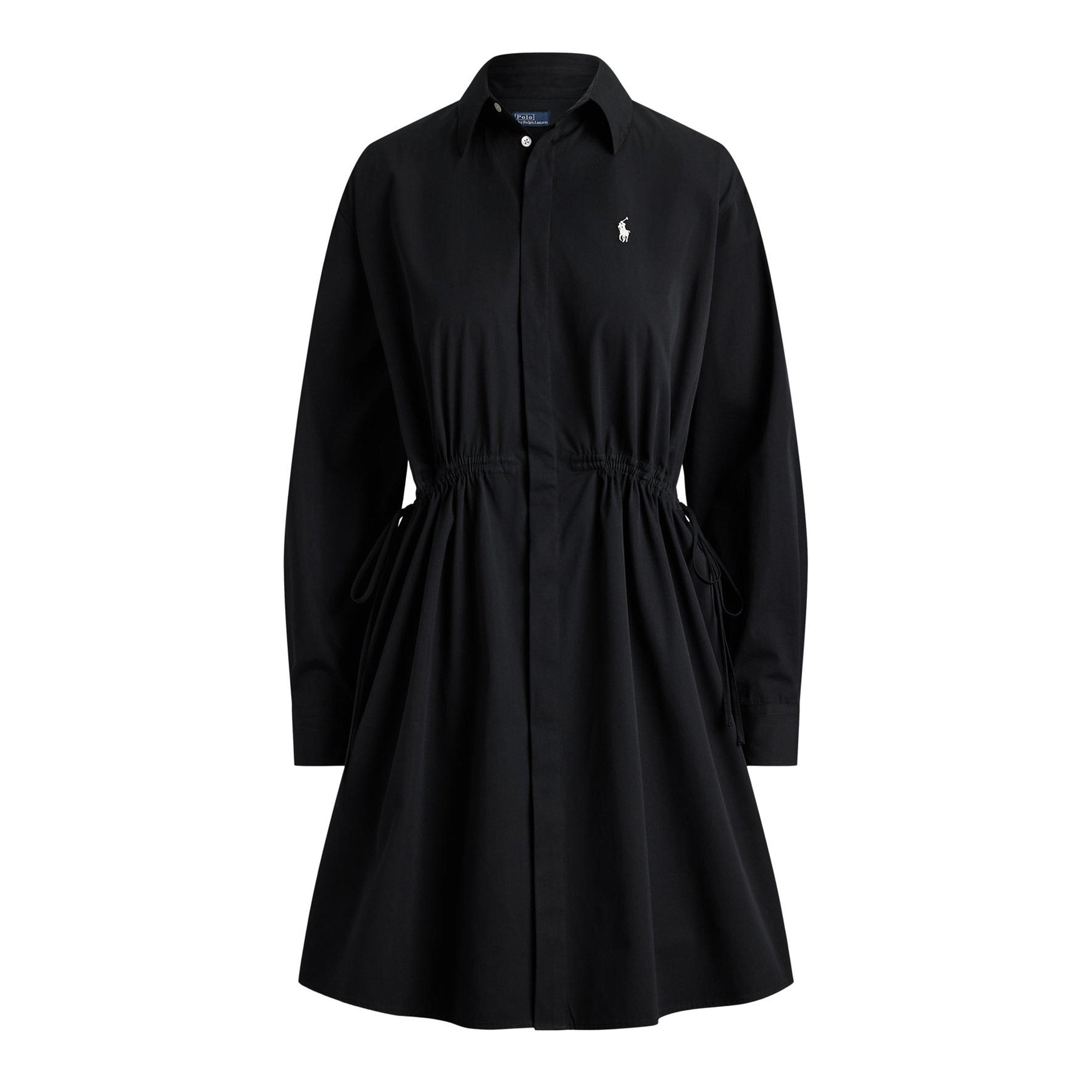Polo Ralph Lauren Women's Shirt Dress - POLO BLACK - Size 12 (M)