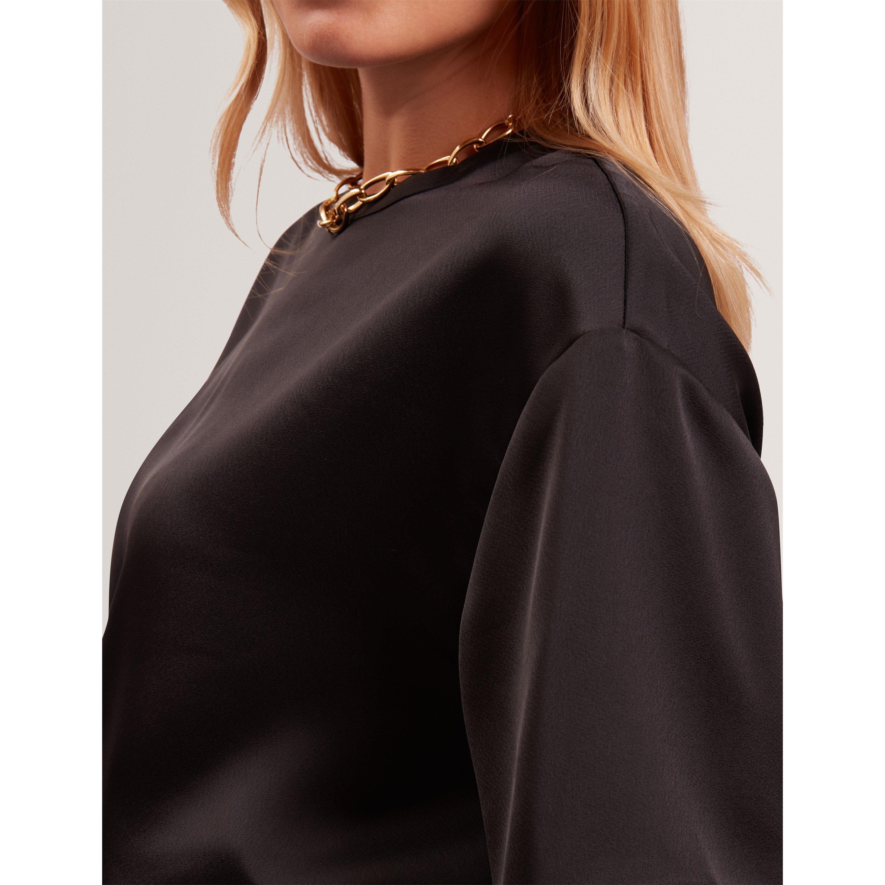 Black - Ted Baker - Ted Satin SS Tee Ld71 - 3