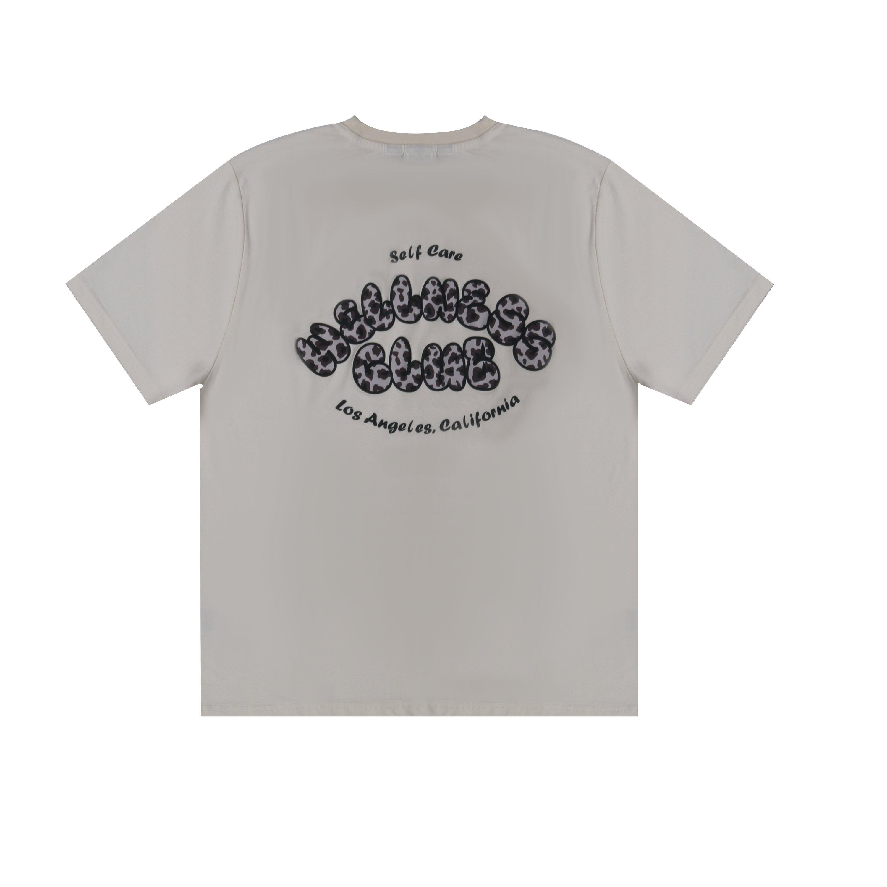 Cream/Leopard - Miso - Bubble Regular Fit T-Shirt - 2