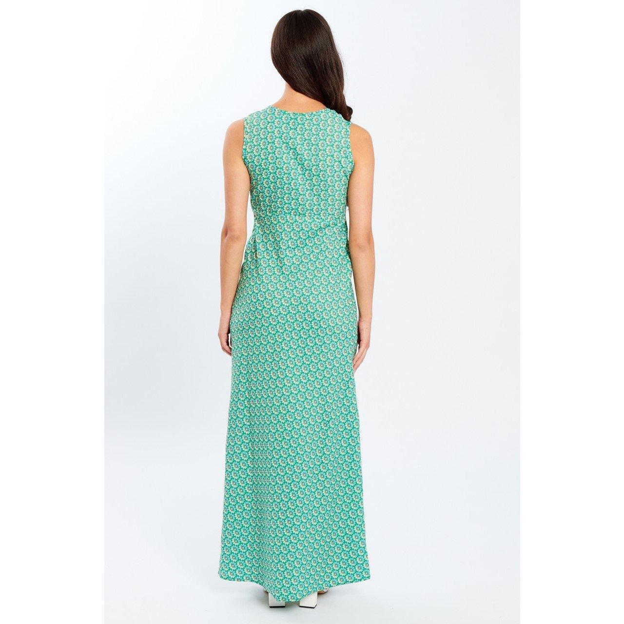 Green - Wednesday Girls - Women's V-Neck Maxi Dress - 2
