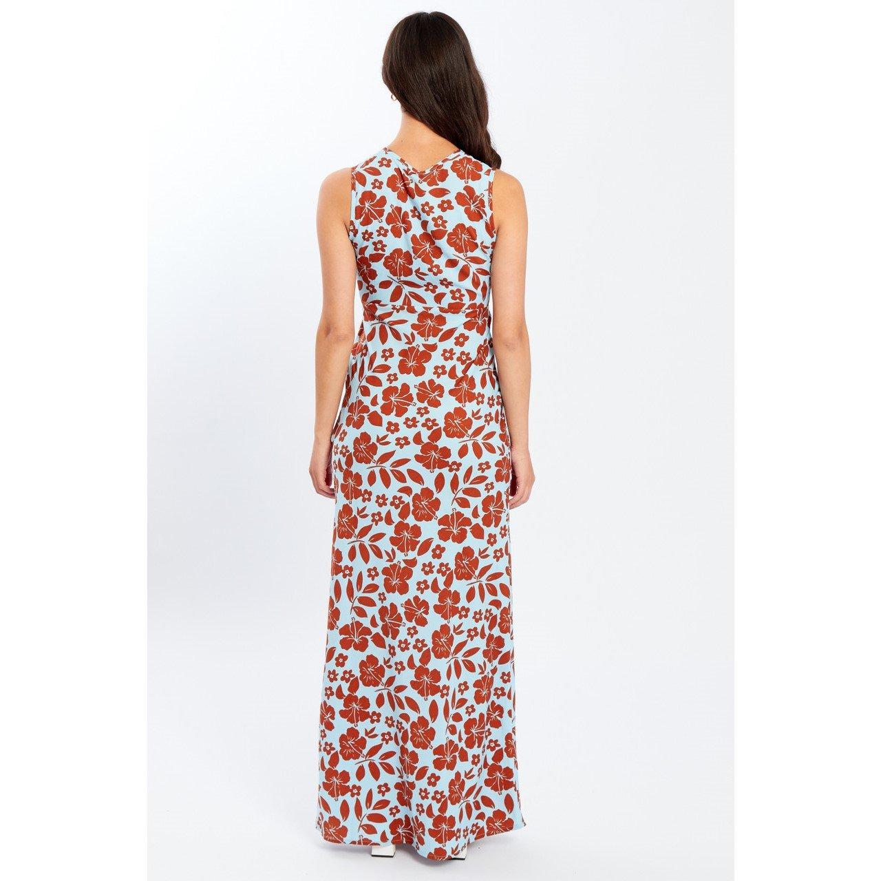 Blue - Wednesday Girls - V-Neck Maxi Dress - 2