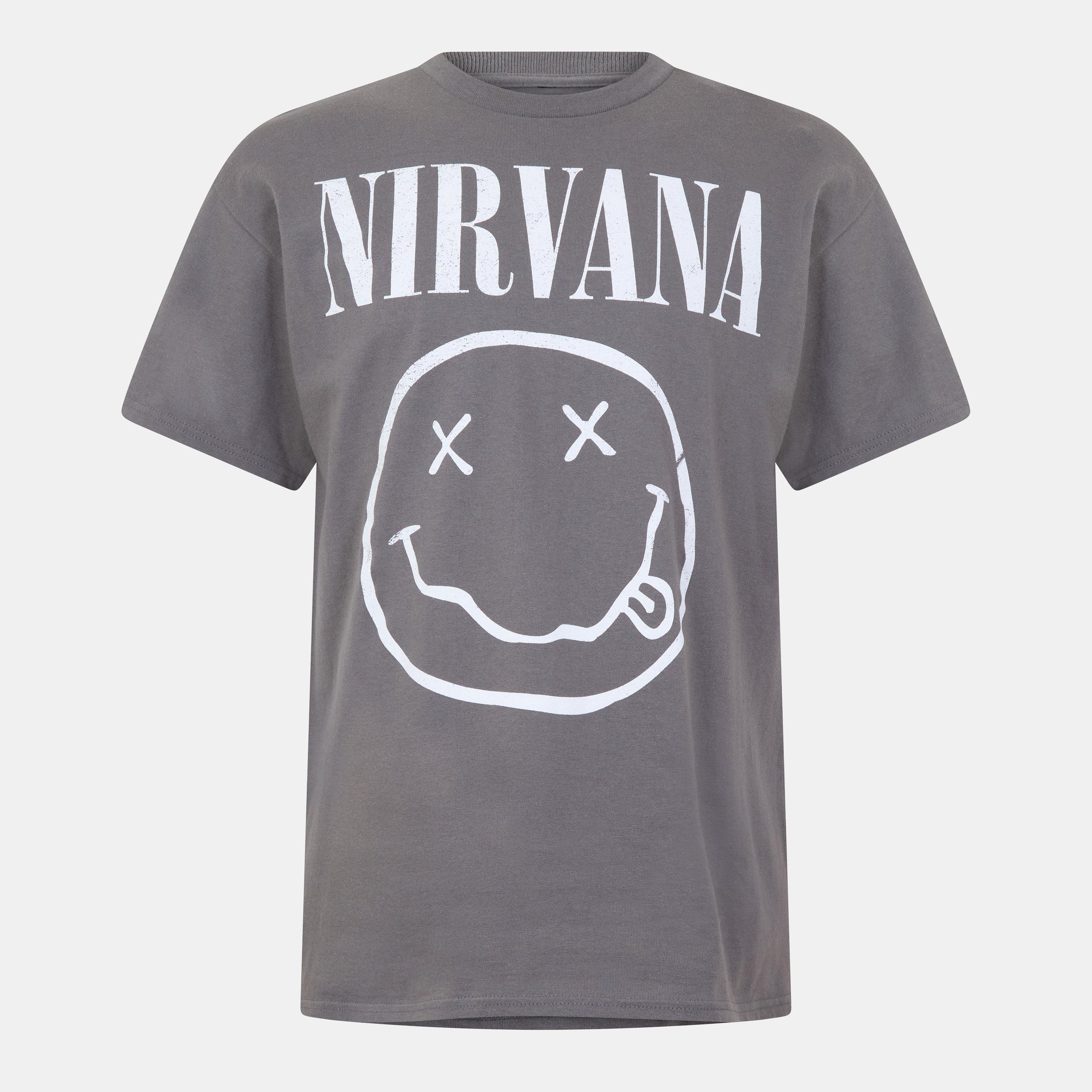Official Women's Regular Fit Band T-Shirt - Nirvana - 16 (XXL)