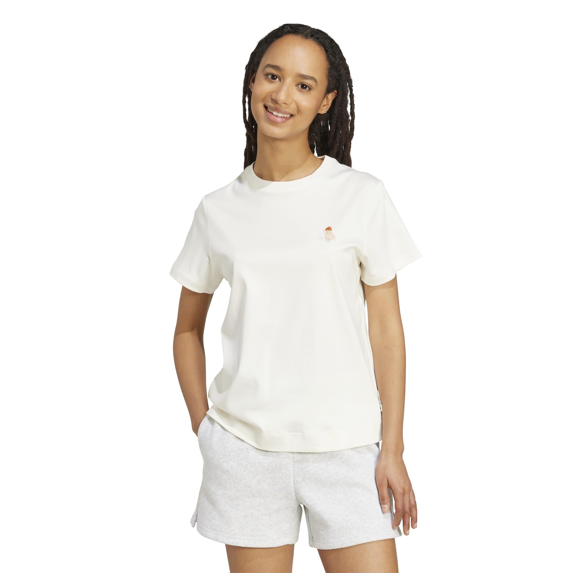 Off White - adidas - Cat Patch Womens Graphic T-Shirt - 2