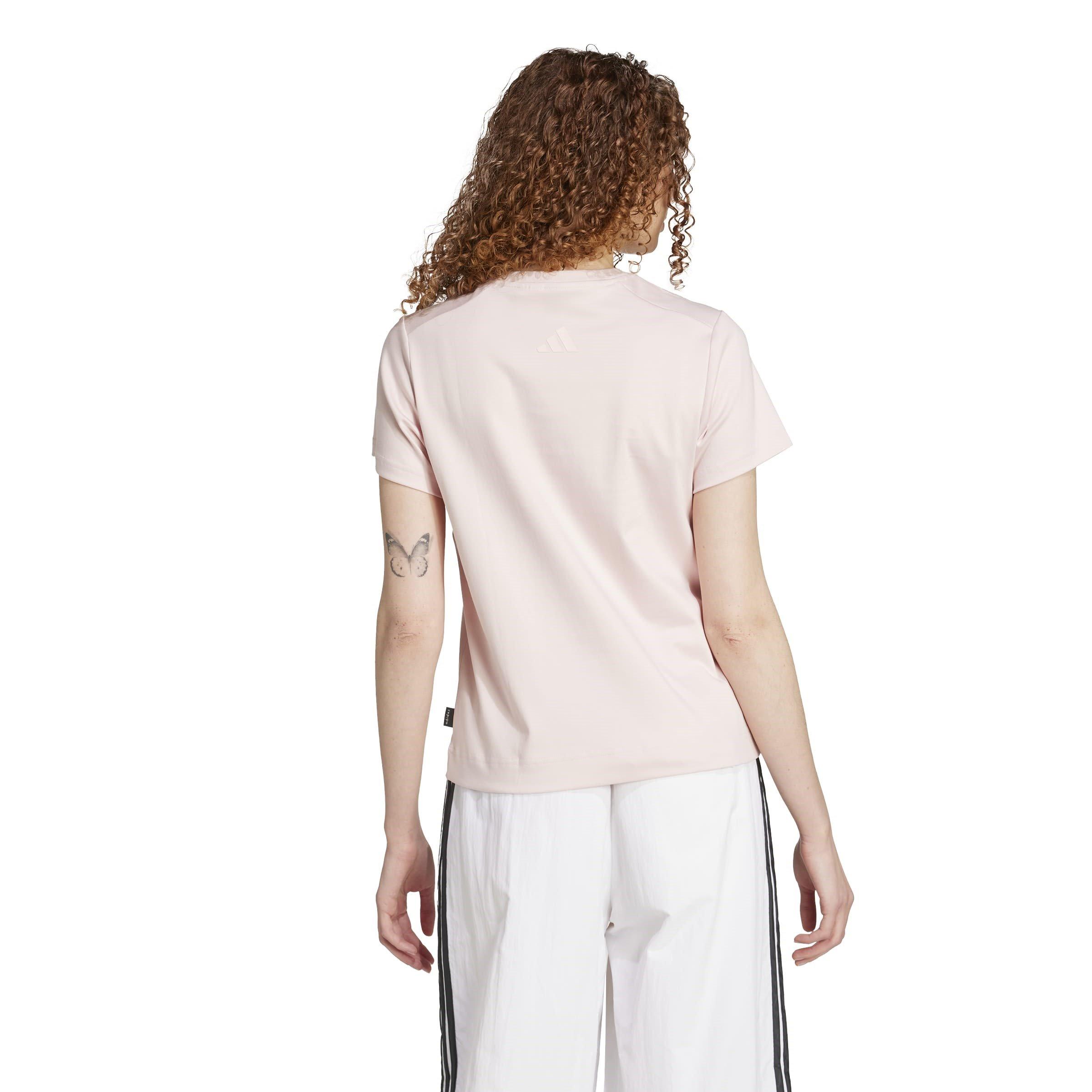 Sandy Pink - adidas - Cat Patch Womens Graphic T-Shirt - 3
