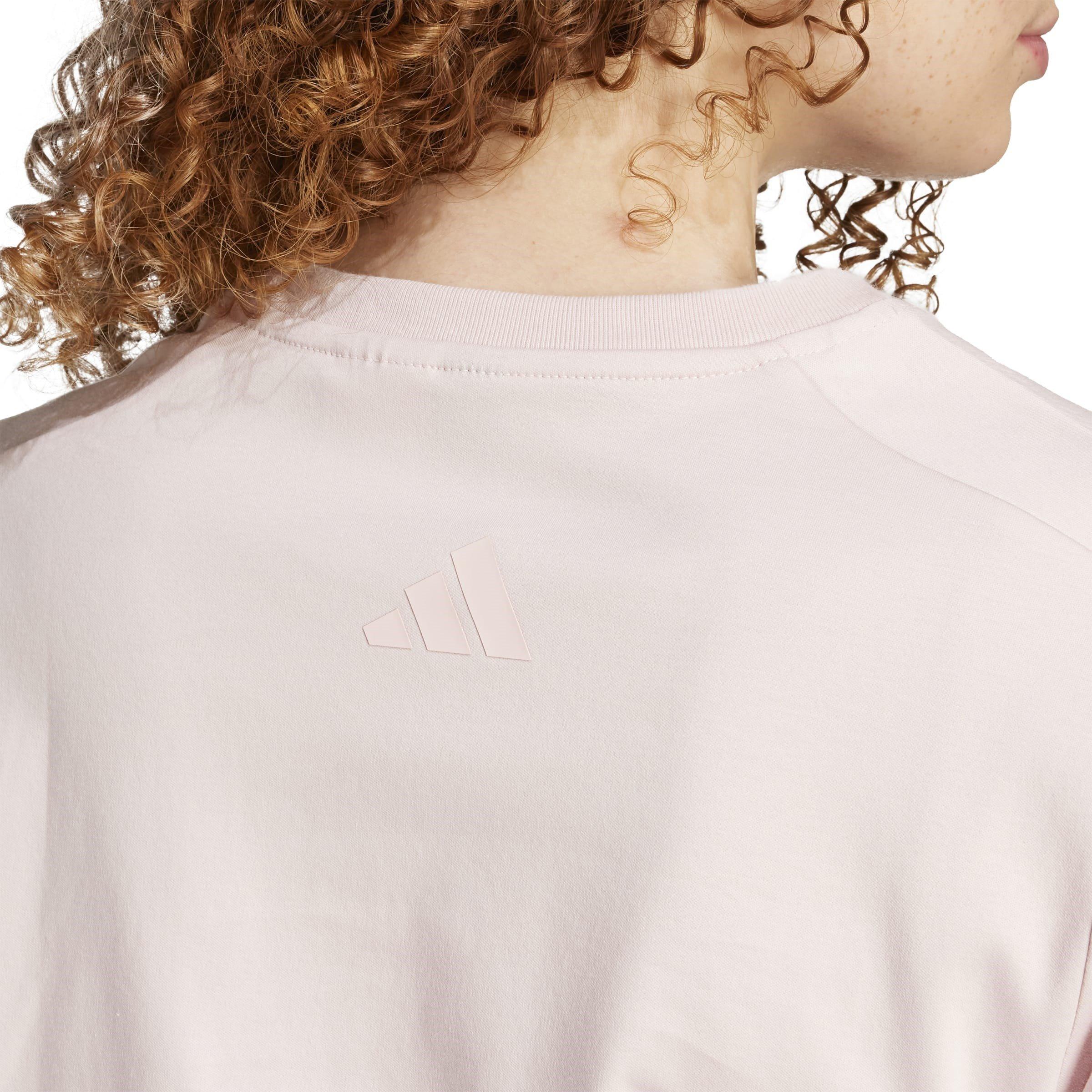 Sandy Pink - adidas - Cat Patch Womens Graphic T-Shirt - 4