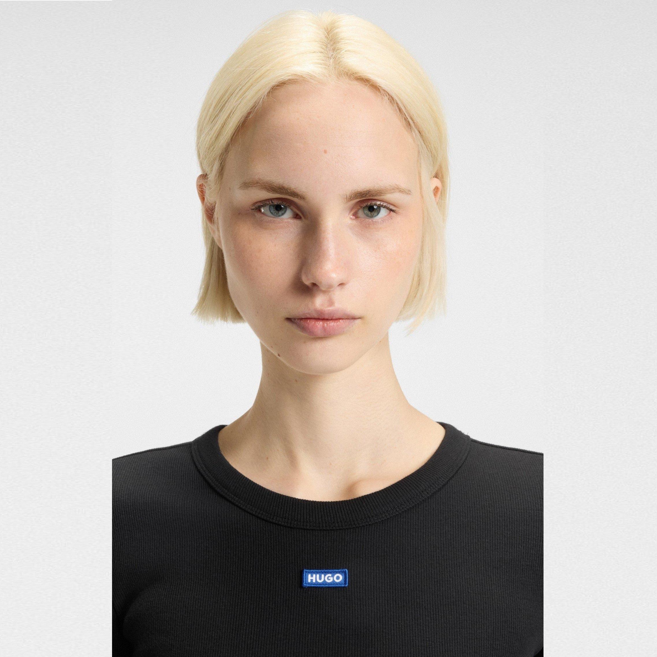 Black - Hugo - Hugo Easy Tee B 10257055 01 - 4