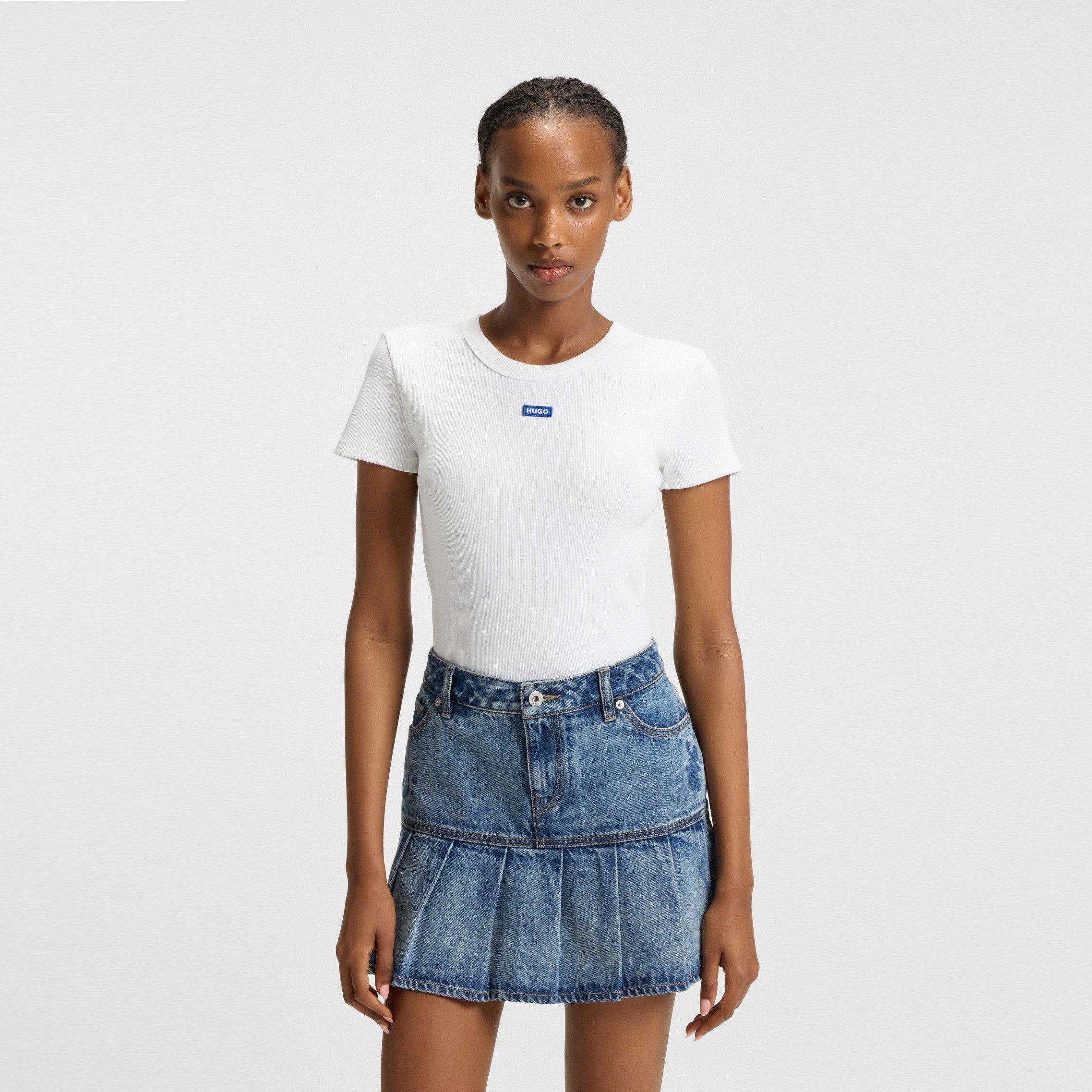 White - Hugo - Hugo Easy Tee B 10257055 01 - 2