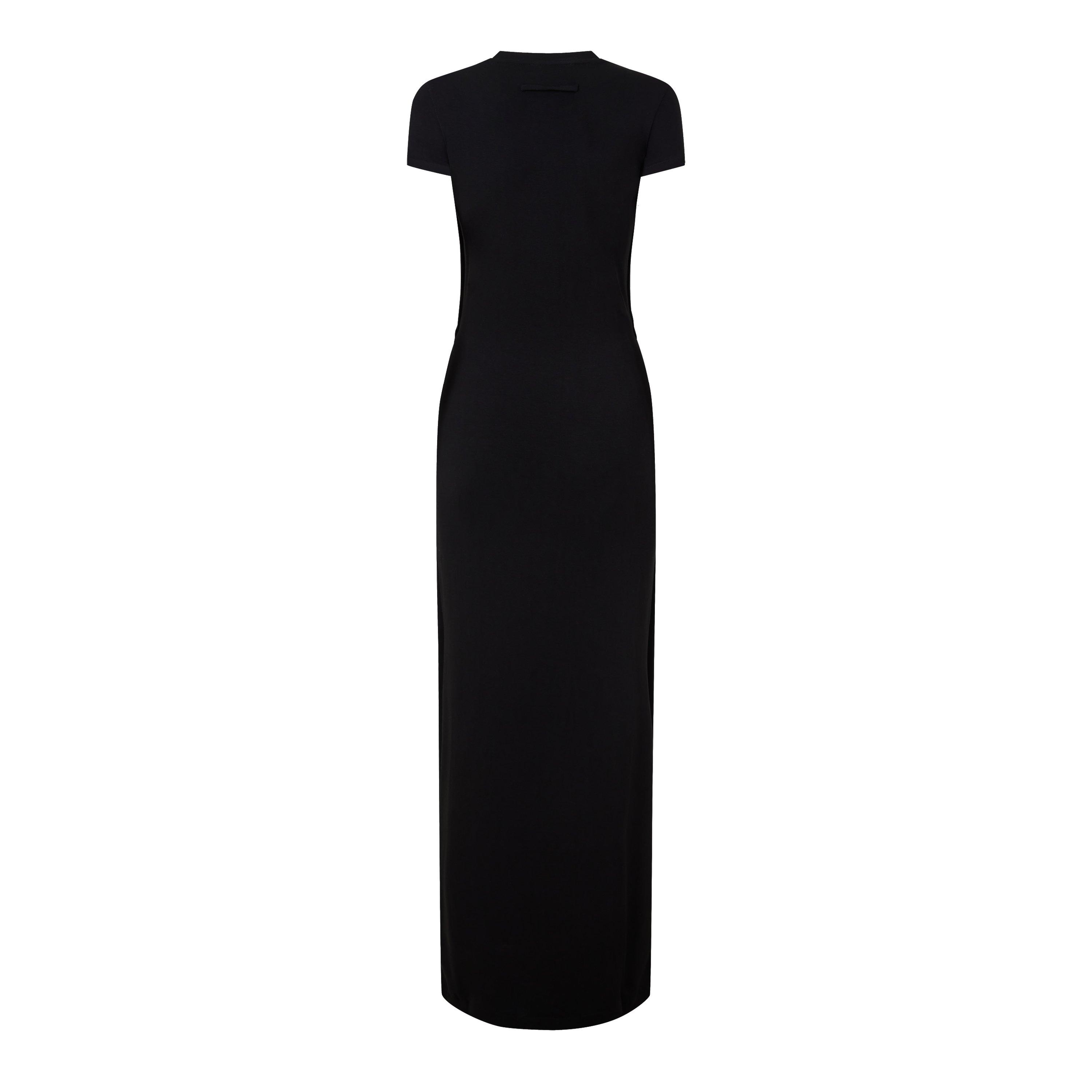 Black - Jean Paul Gaultier - JPG Jsy Long Dress Ld64 - 2