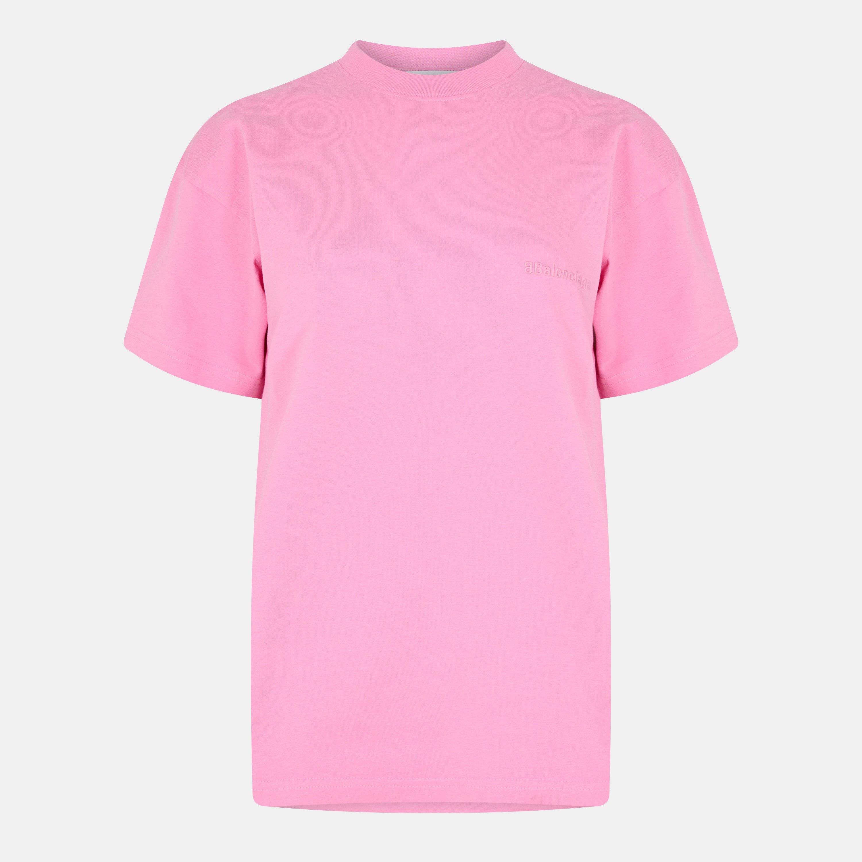 Pink/Pink - Balenciaga - Women's T-Shirt - 1